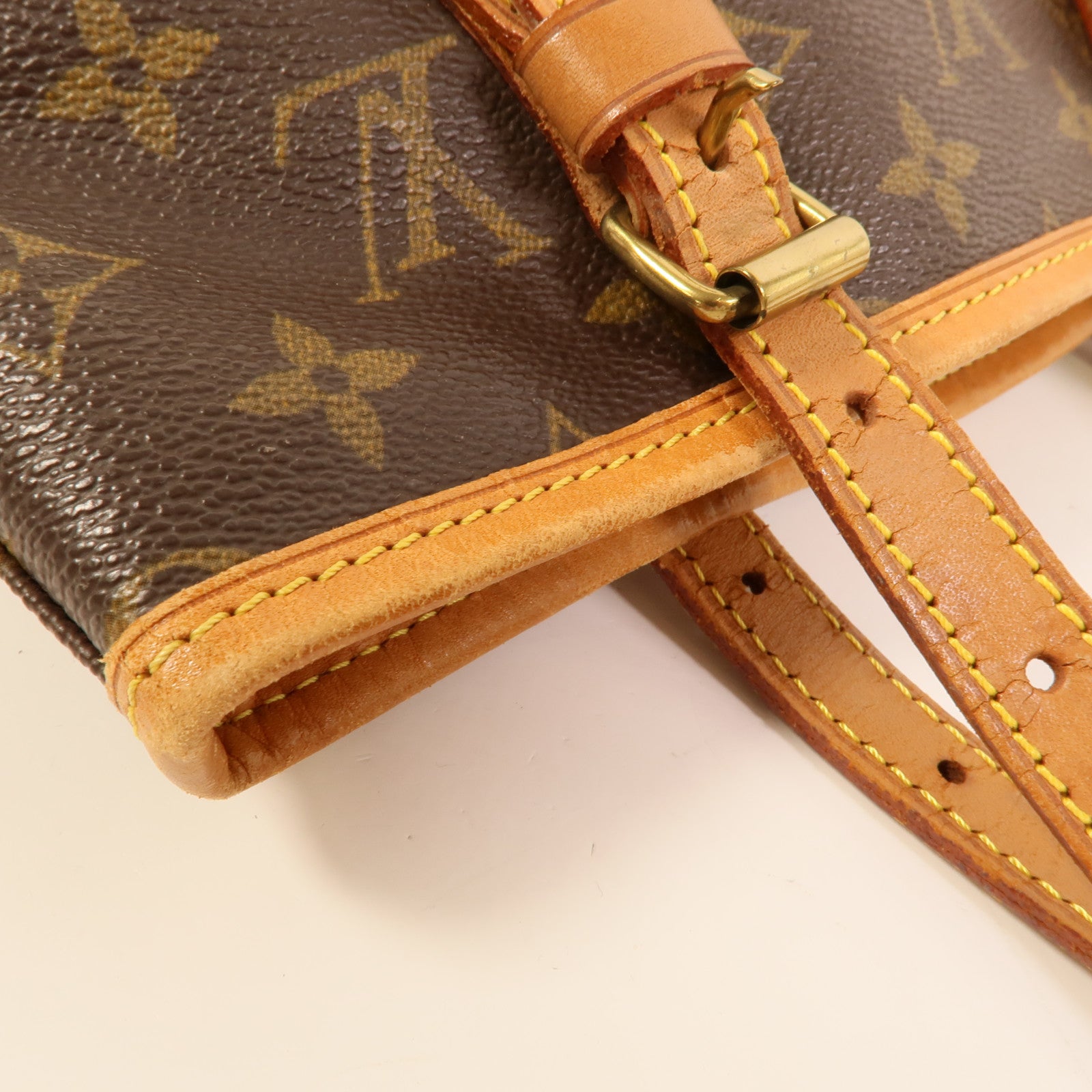 LOUIS VUITTON Monogram Bucket PM金扣手挽袋