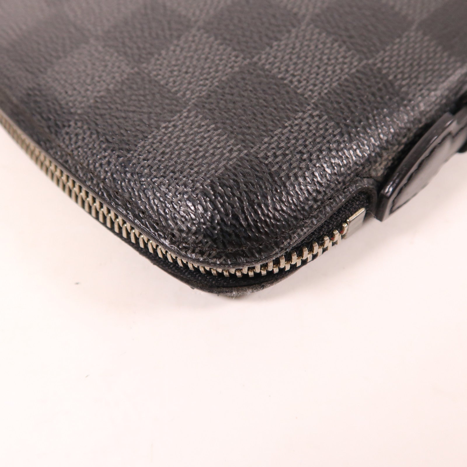LOUIS VUITTON Damier Graphite Zippy XL Long Wallet銀扣長錢包