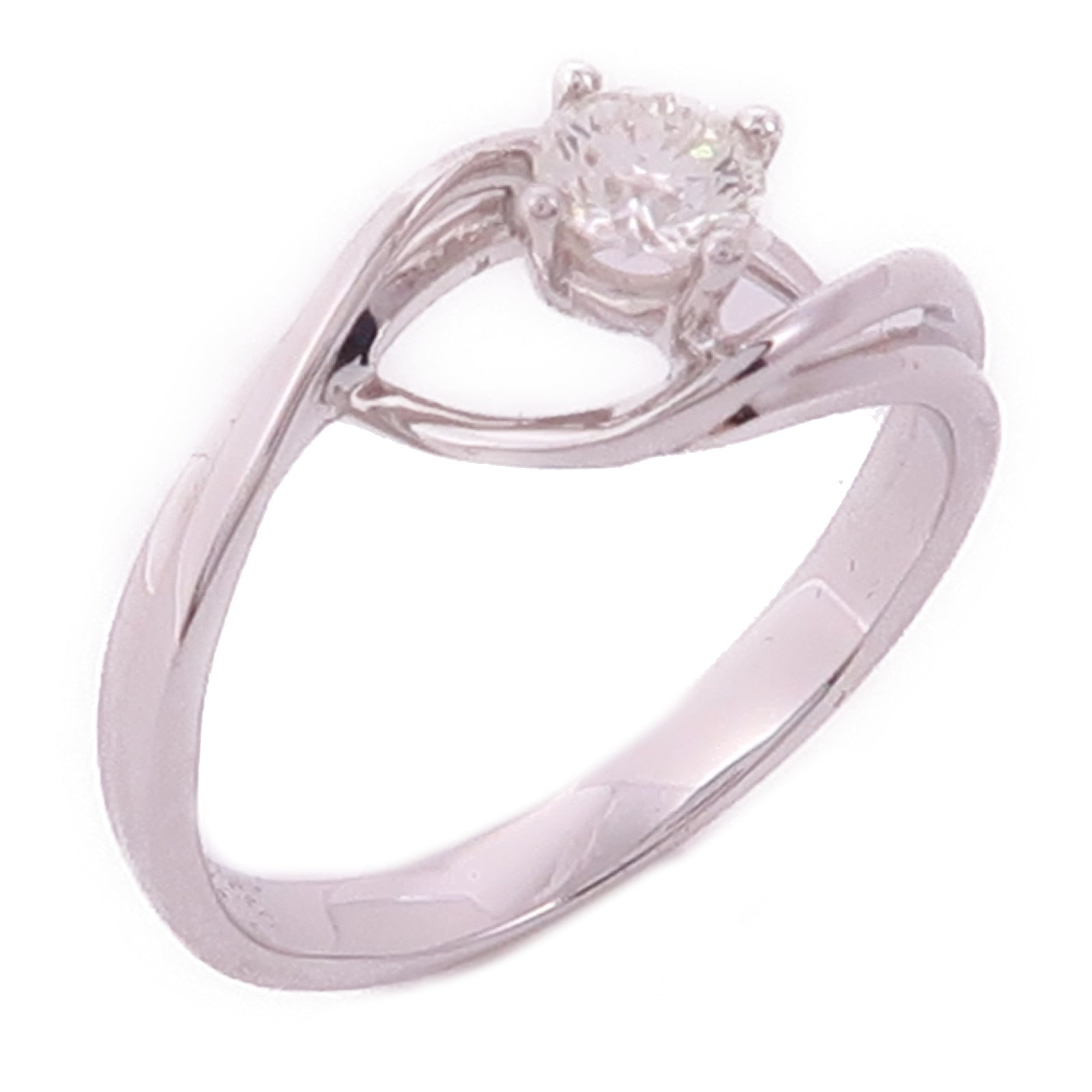 JEWELRY 18K白金Diamond Ring鑽石戒指US#5