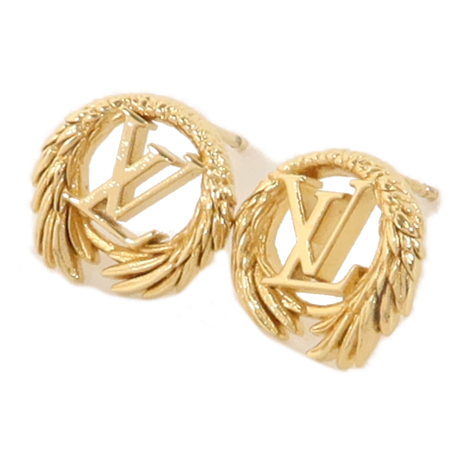 LOUIS VUITTON 金屬Pierced Earring耳環