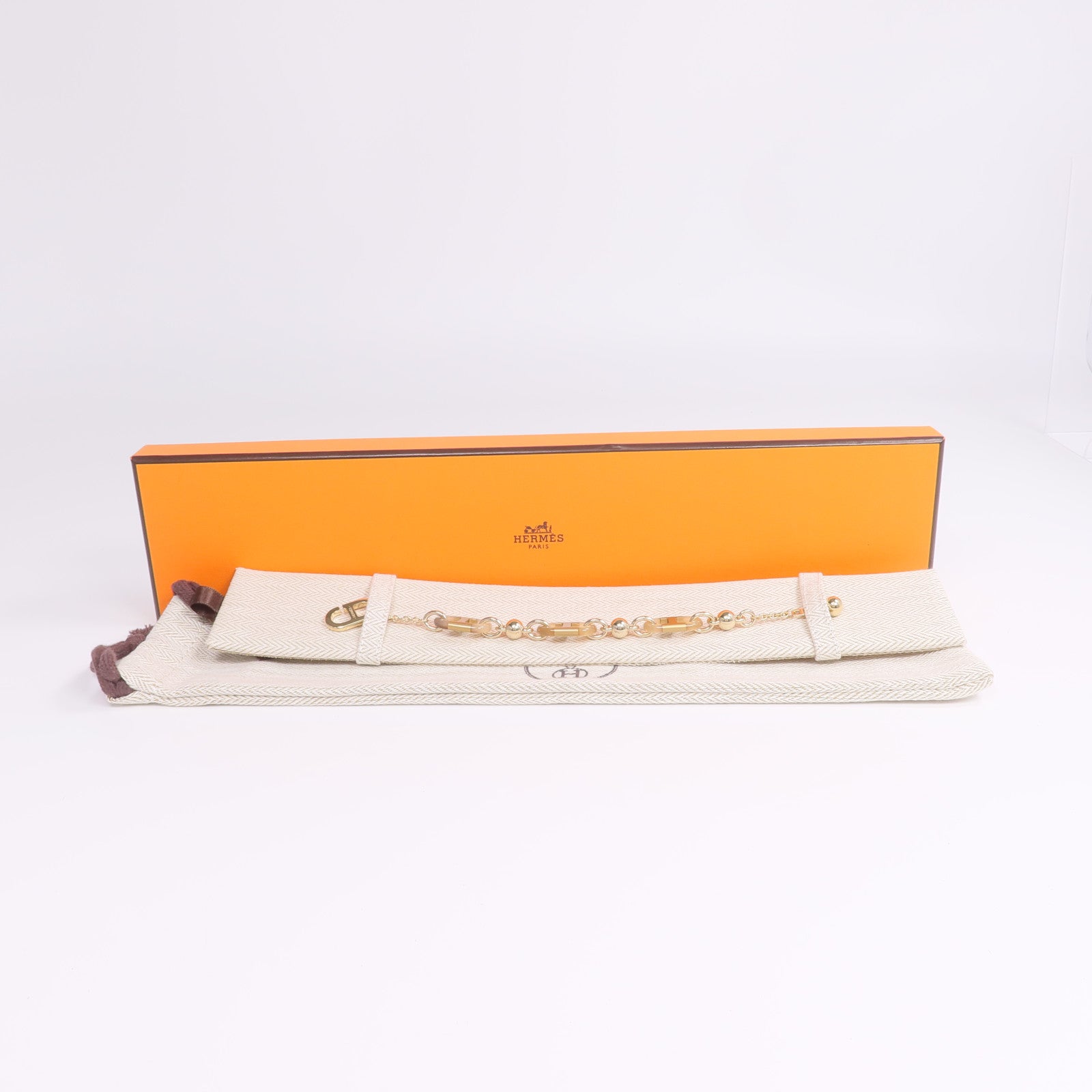 HERMES 金屬/水牛角Sur Mer Bracelet手鏈