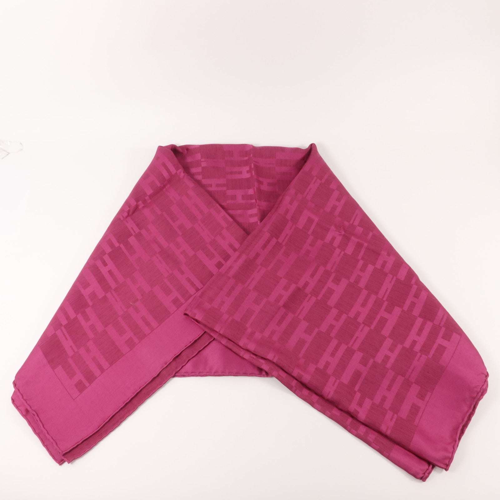 HERMES 絲質/羊毛Scarf 180x70絲巾