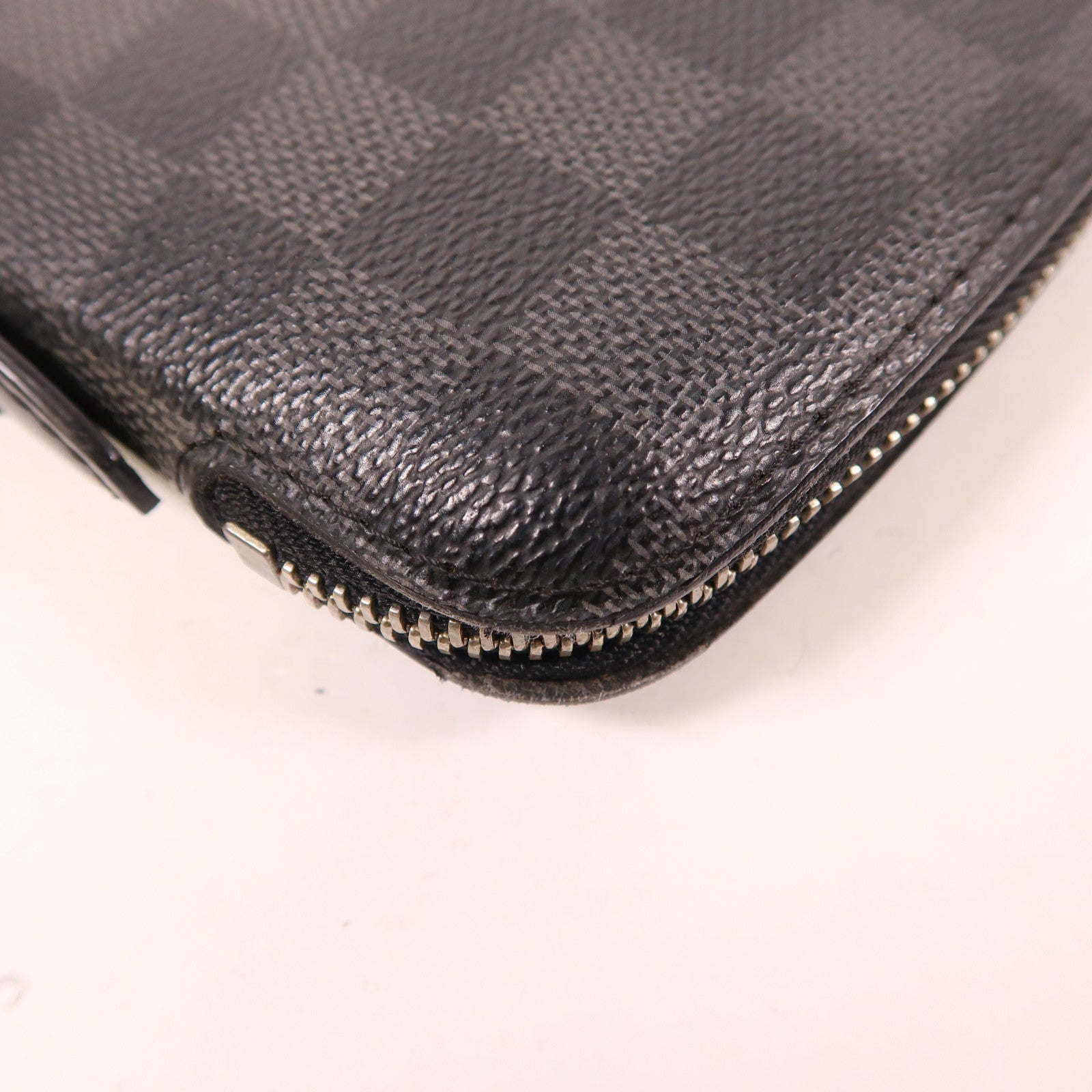 LOUIS VUITTON Damier Graphite Zippy XL Long Wallet銀扣長錢包
