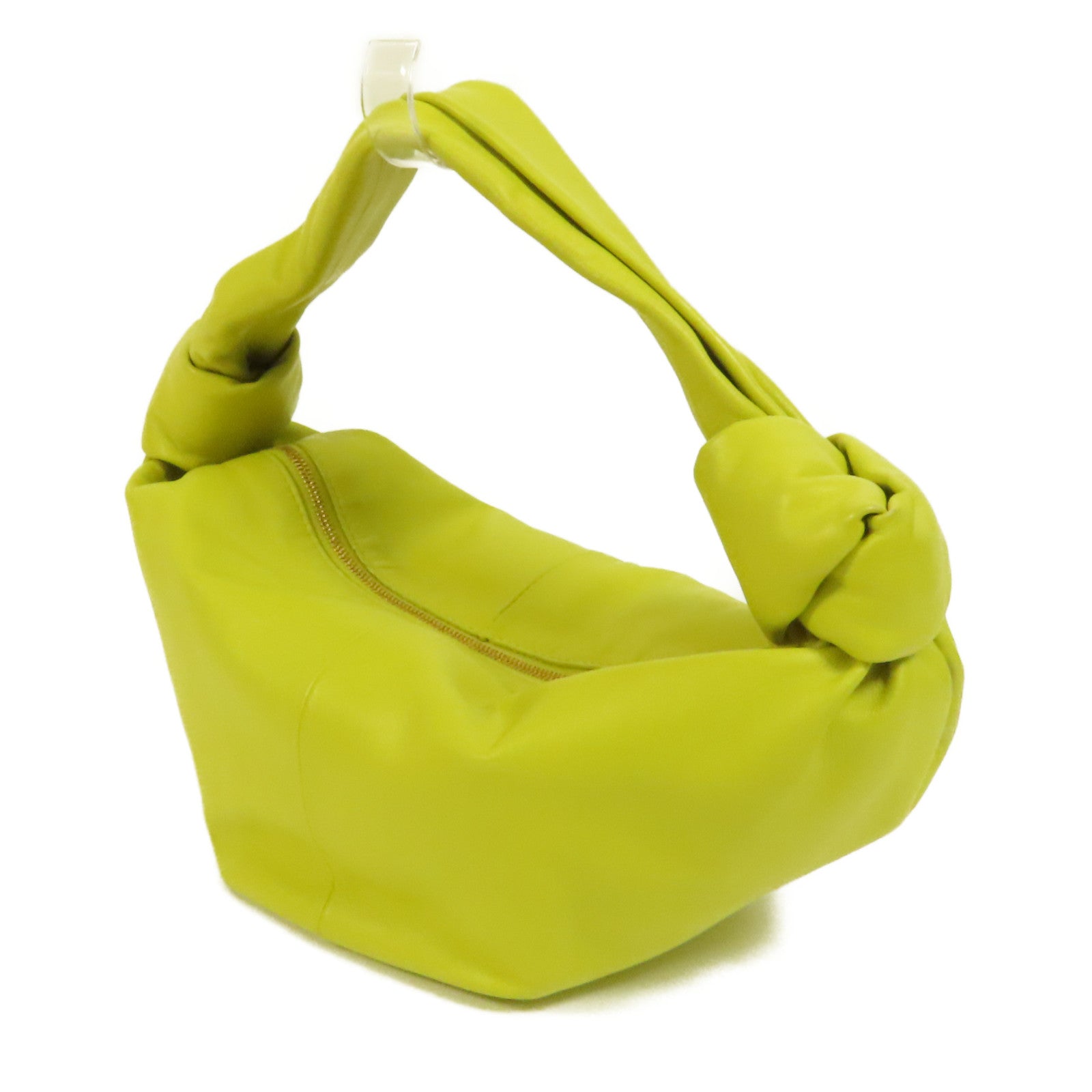 BOTTEGA VENETA 牛皮皮革Mini Double Knot金扣手挽袋