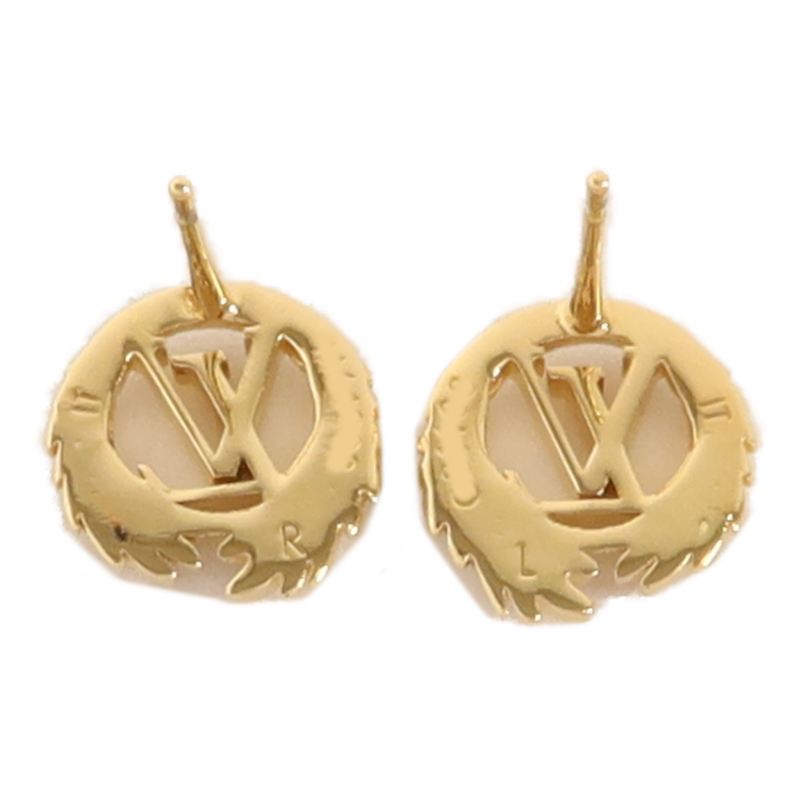 LOUIS VUITTON 金屬Pierced Earring耳環