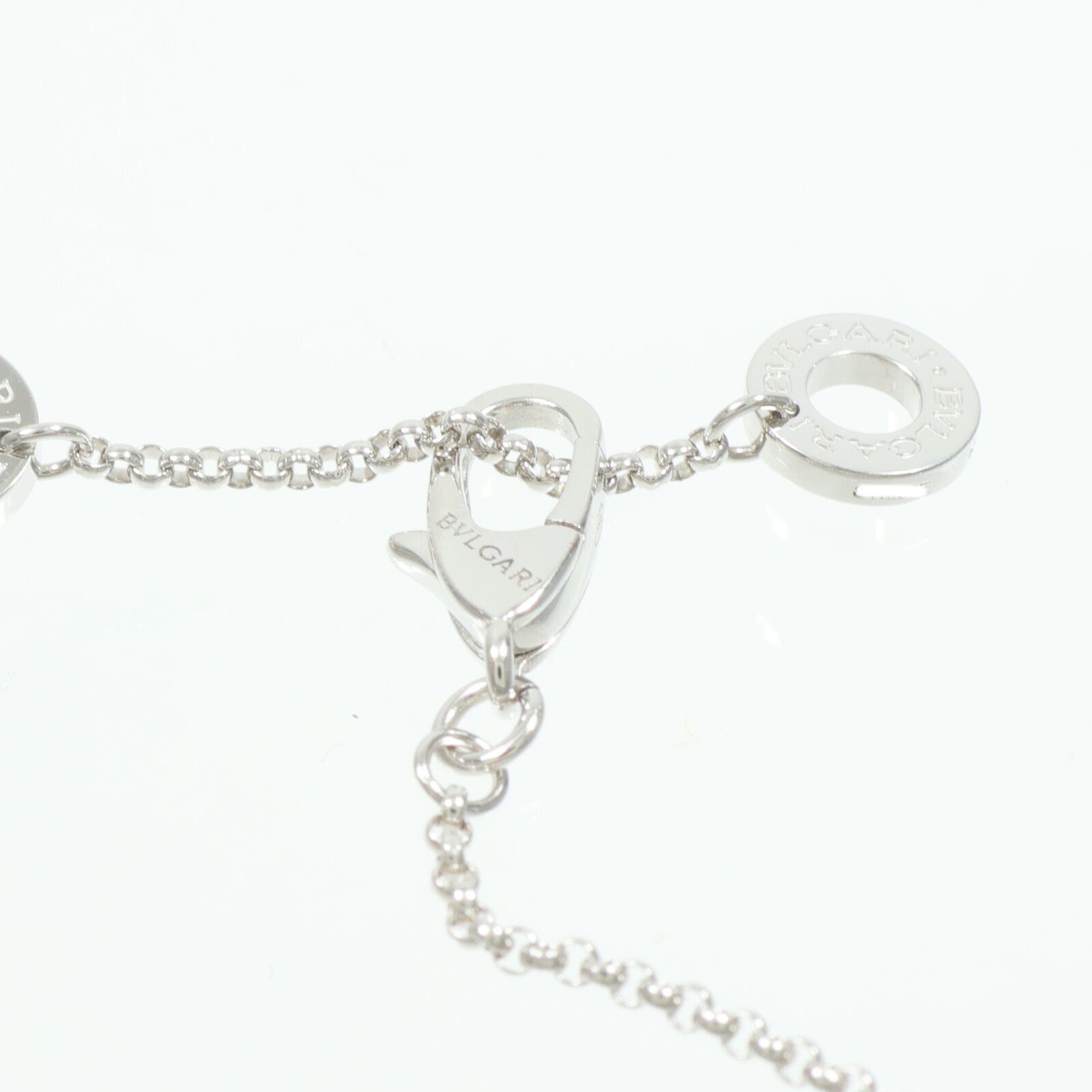 BVLGARI 18K白金B-Zero1 Necklace鑽石項鍊