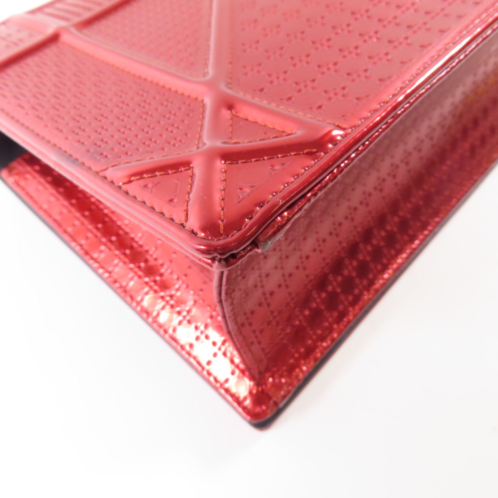 Dior 【激減優惠】牛皮皮革Diorama金扣鏈帶肩背袋