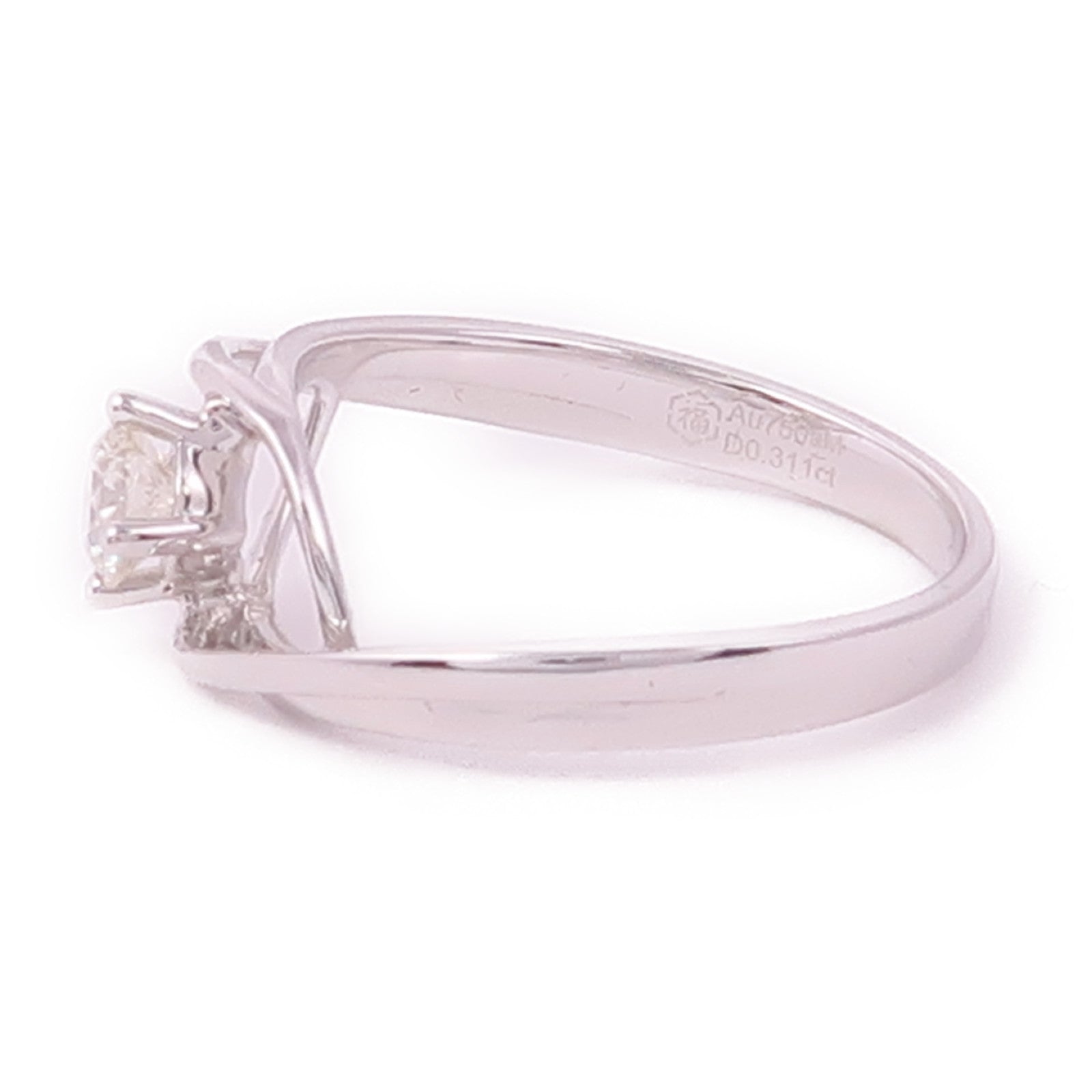 JEWELRY 18K白金Diamond Ring鑽石戒指US#5