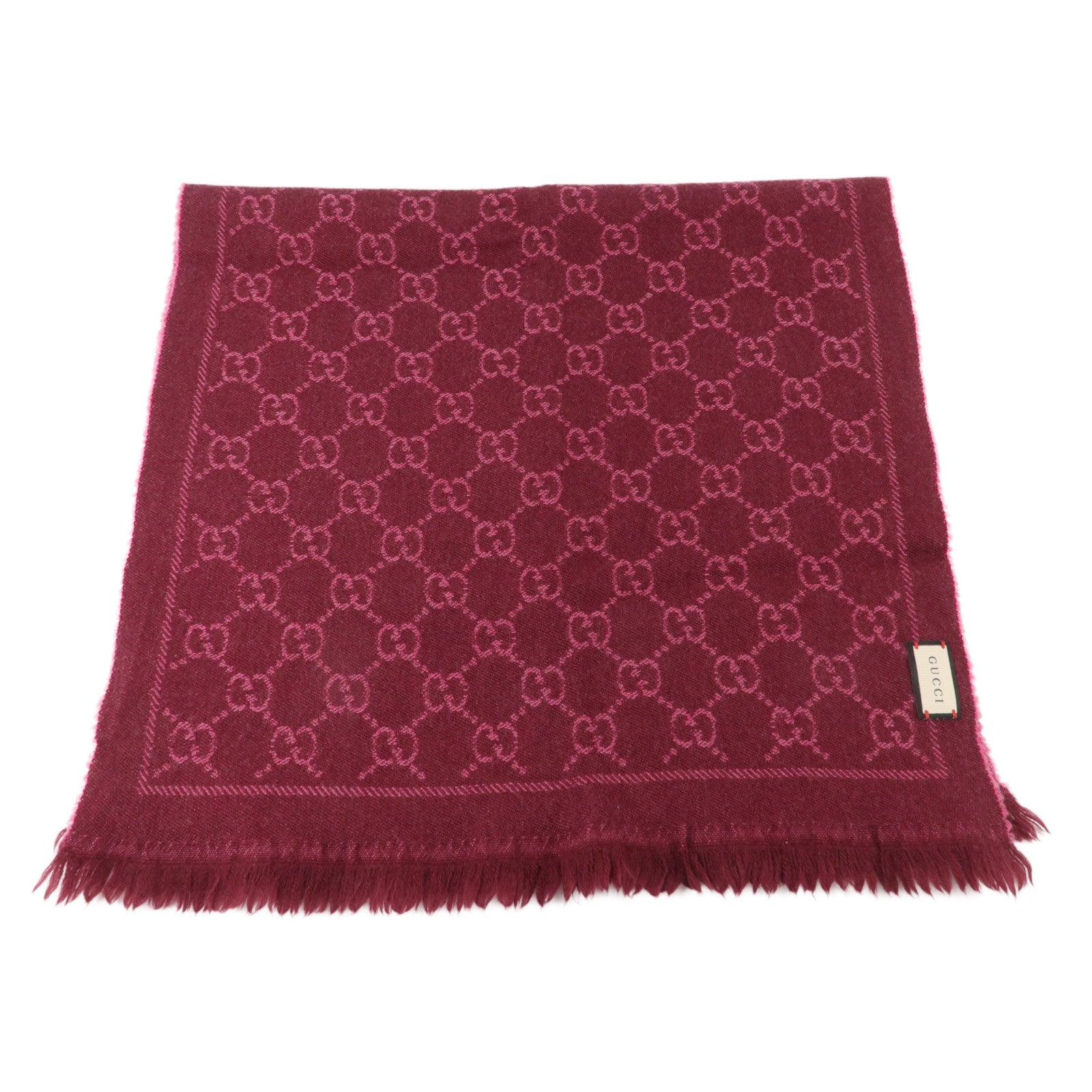 GUCCI 羊毛Scarf 180cmx48cm頸巾