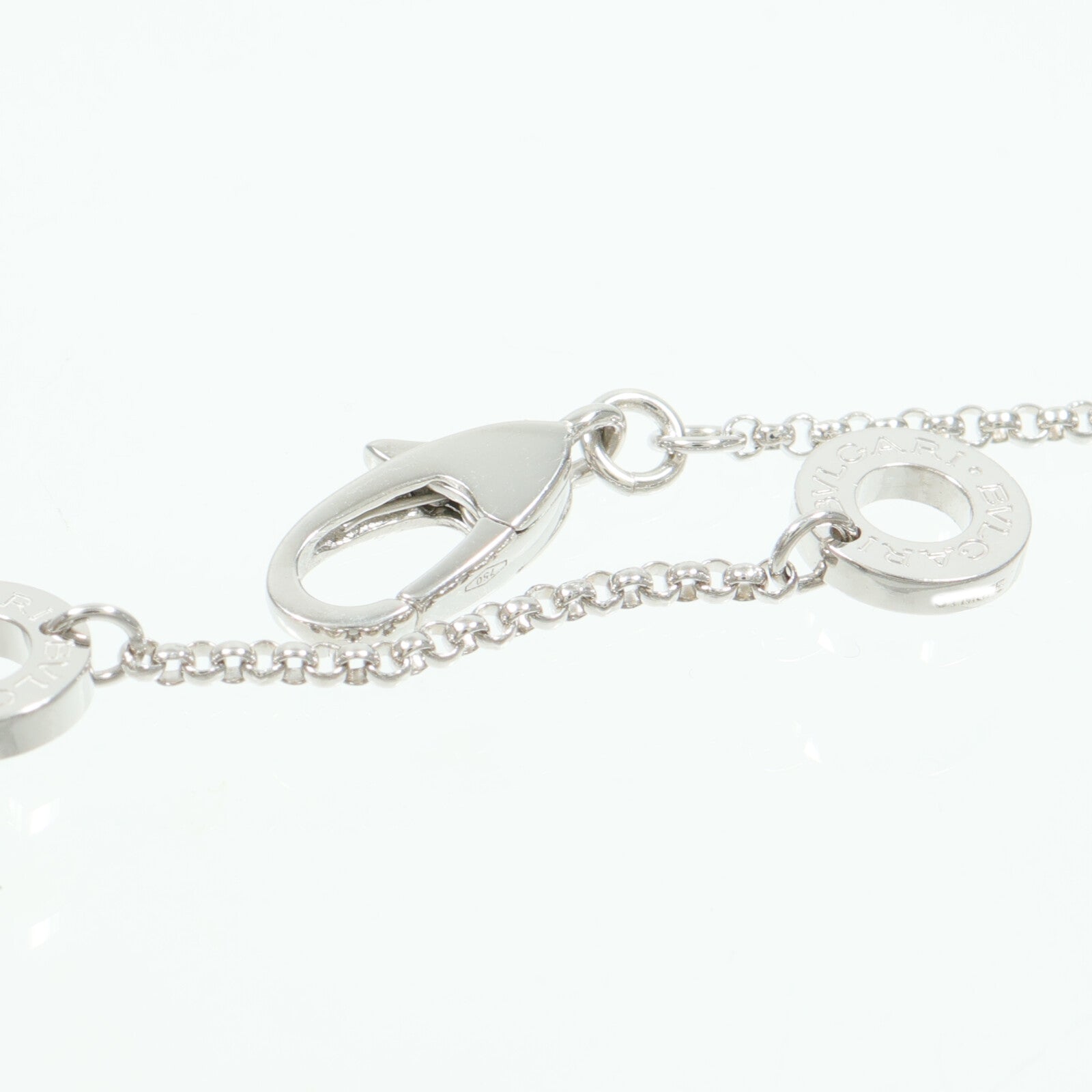BVLGARI 18K白金B-Zero1 Necklace鑽石項鍊