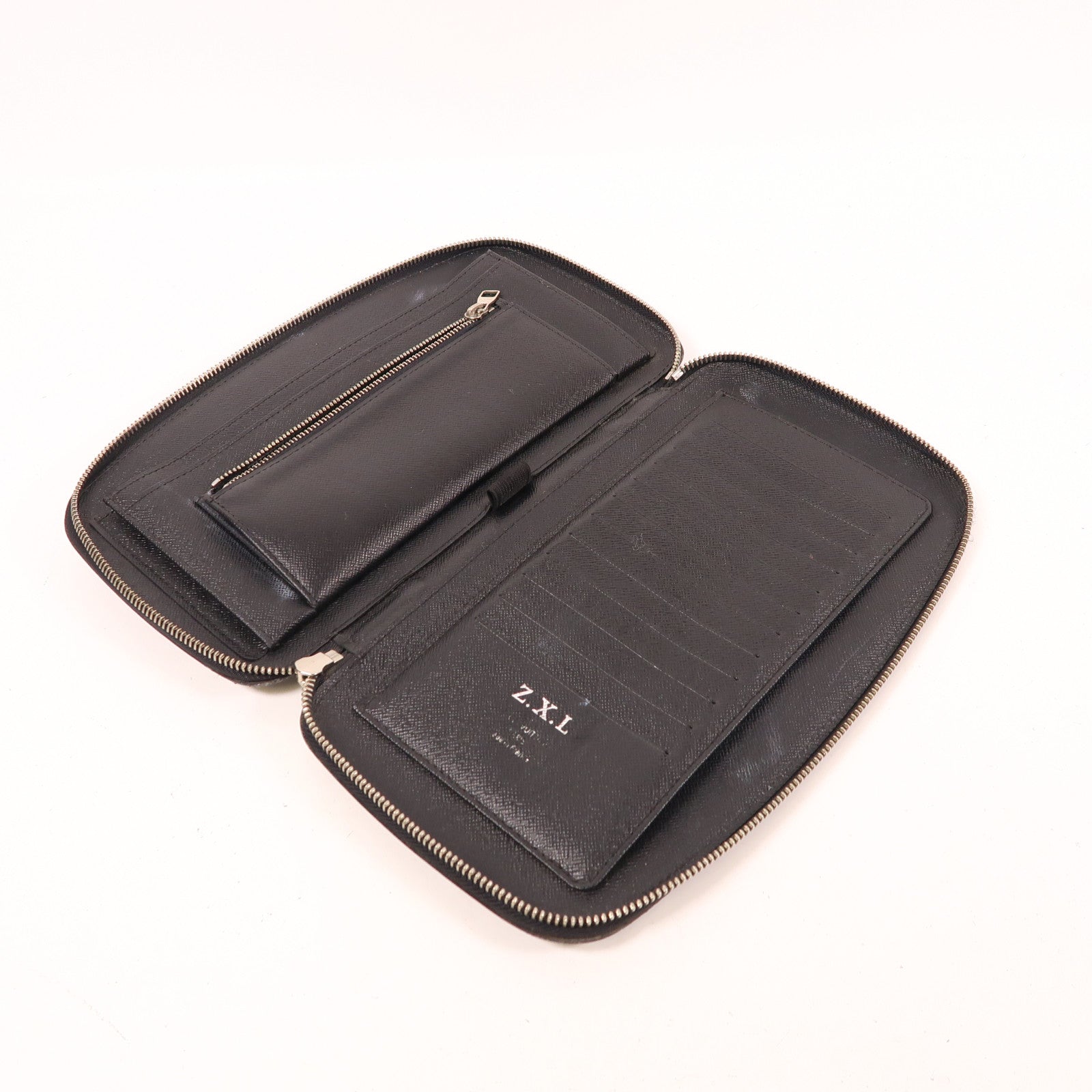 LOUIS VUITTON Damier Graphite Zippy XL Long Wallet銀扣長錢包