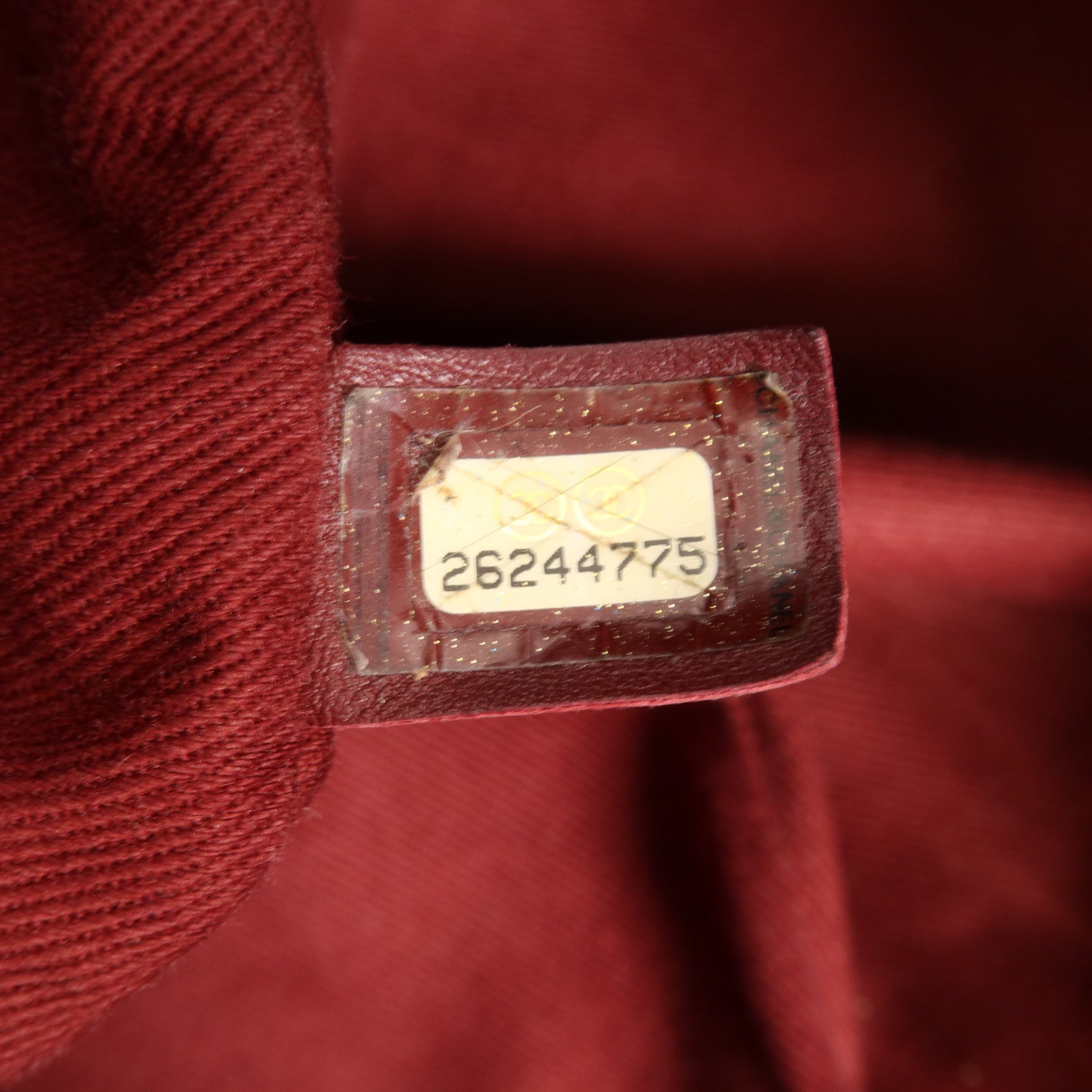 CHANEL 牛皮皮革Tote Bag銀扣肩背袋