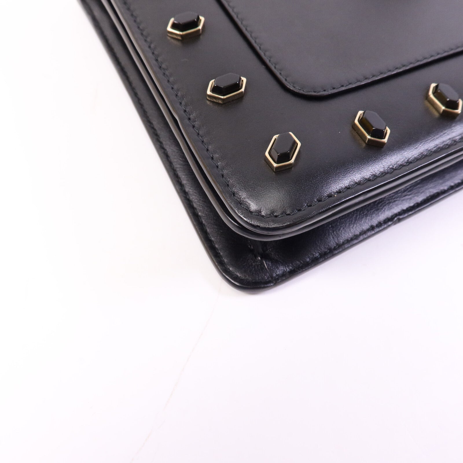 BVLGARI 牛皮皮革Serpenti Forever金扣鏈帶肩背袋