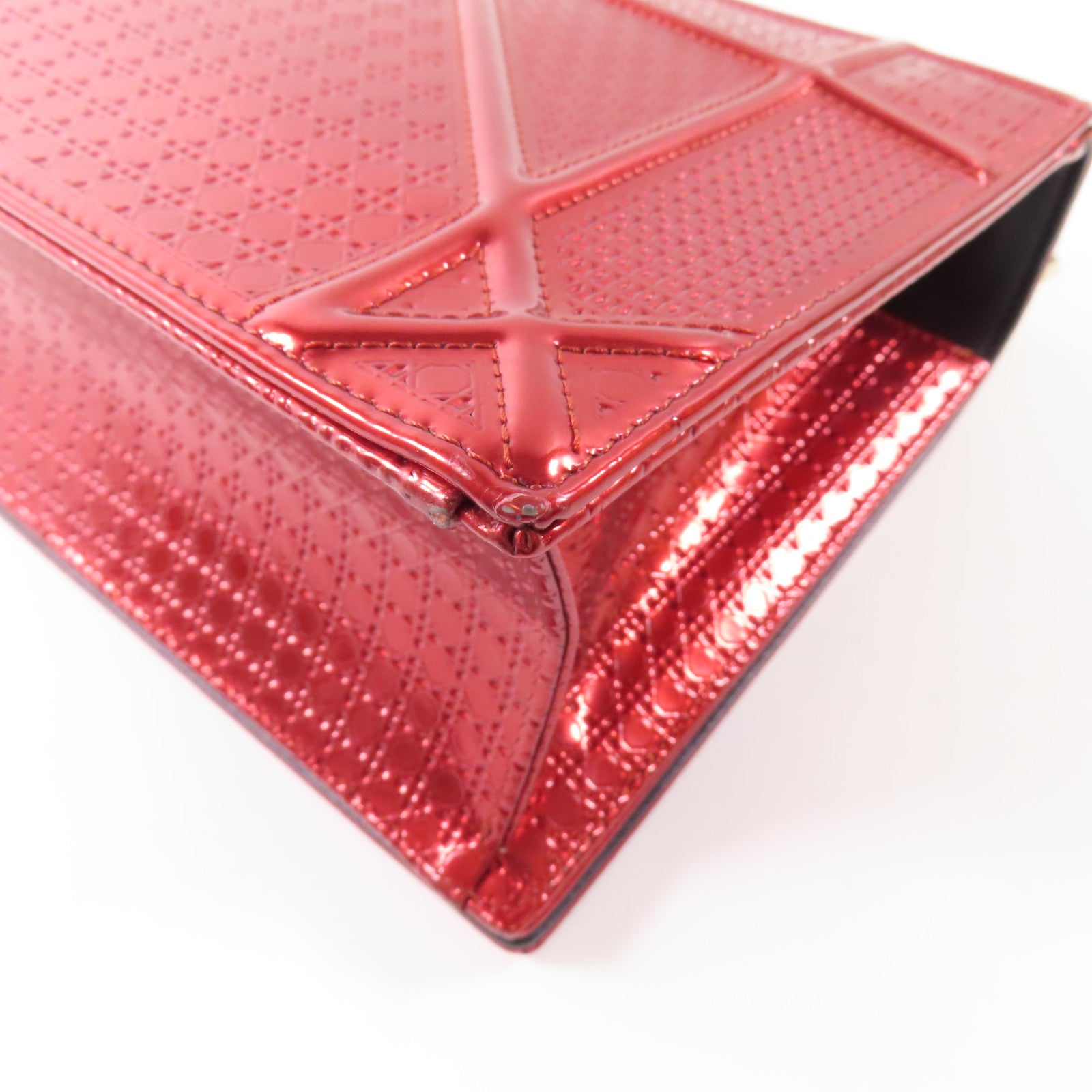 Dior 牛皮皮革Diorama金扣鏈帶肩背袋