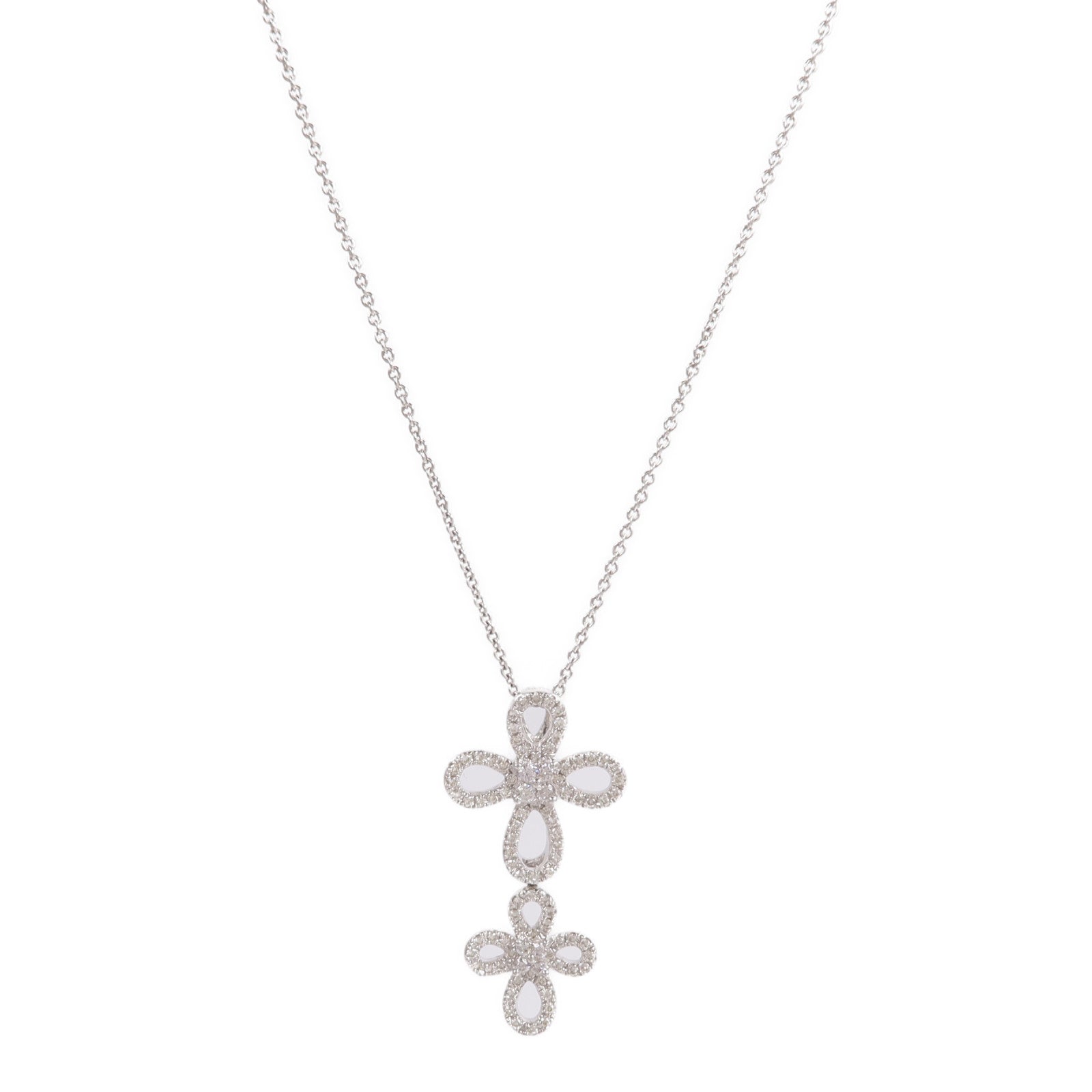 JEWELRY 18K白金Diamond Necklace鑽石項鍊