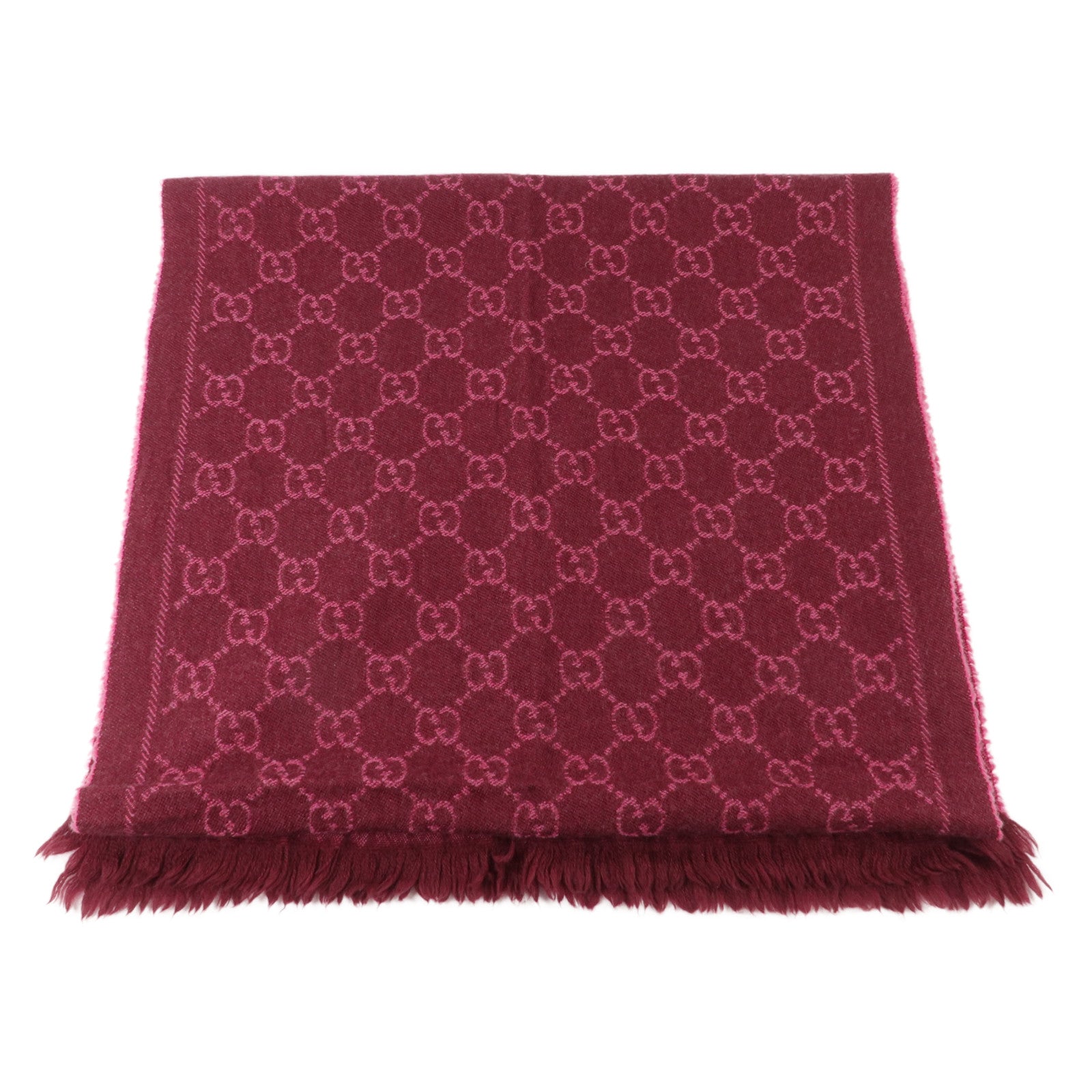 GUCCI 羊毛Scarf 180cmx48cm頸巾