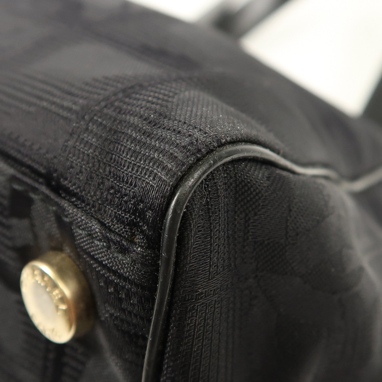 CHANEL CC GHW New Travel Line Tote Bag Nylon Black