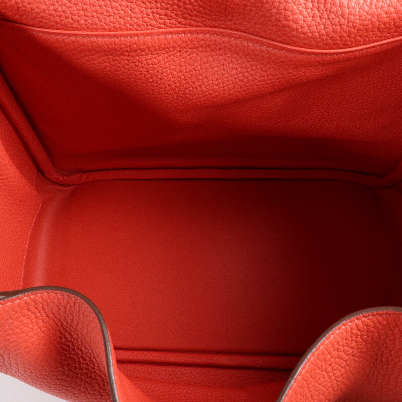 HERMES Clemence皮革Lindy 30手挽肩背兩用袋Rouge Pivoine