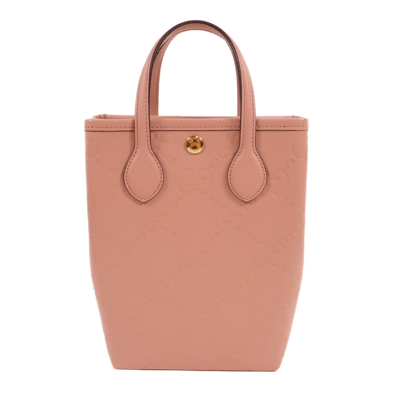 GUCCI 牛皮皮革GG Leather Super Mini To Bag手挽肩背兩用袋
