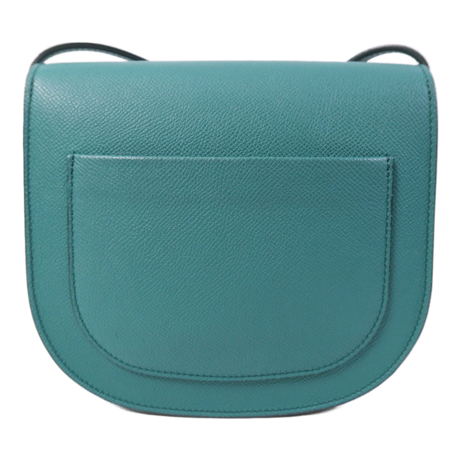 CELINE 牛皮皮革Trotteur銀扣肩背袋