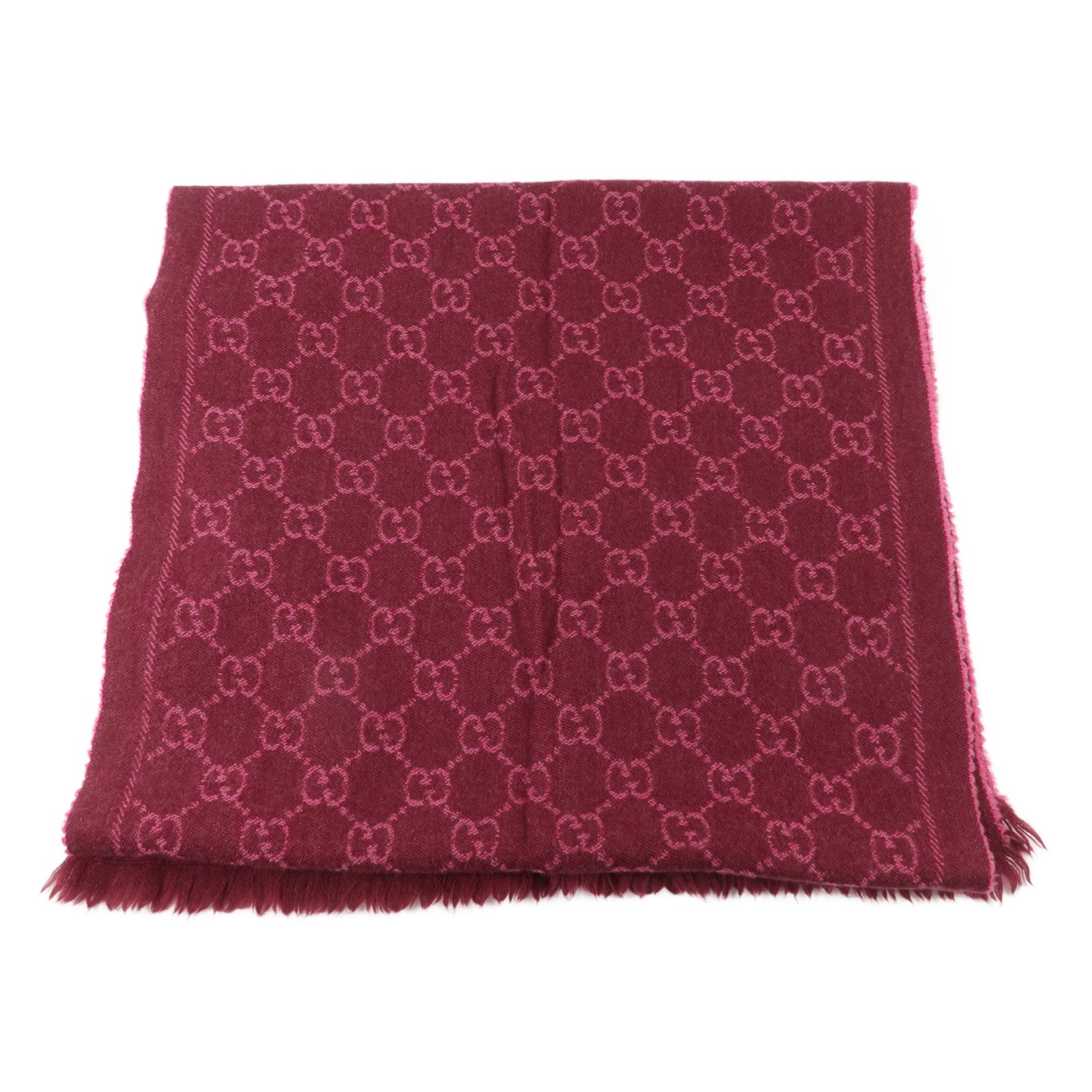 GUCCI 羊毛Scarf 180cmx48cm頸巾