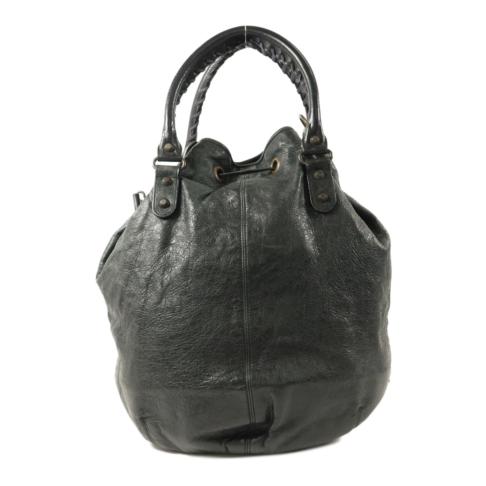 BALENCIAGA 牛皮皮革Classic Pompon手挽肩背兩用袋