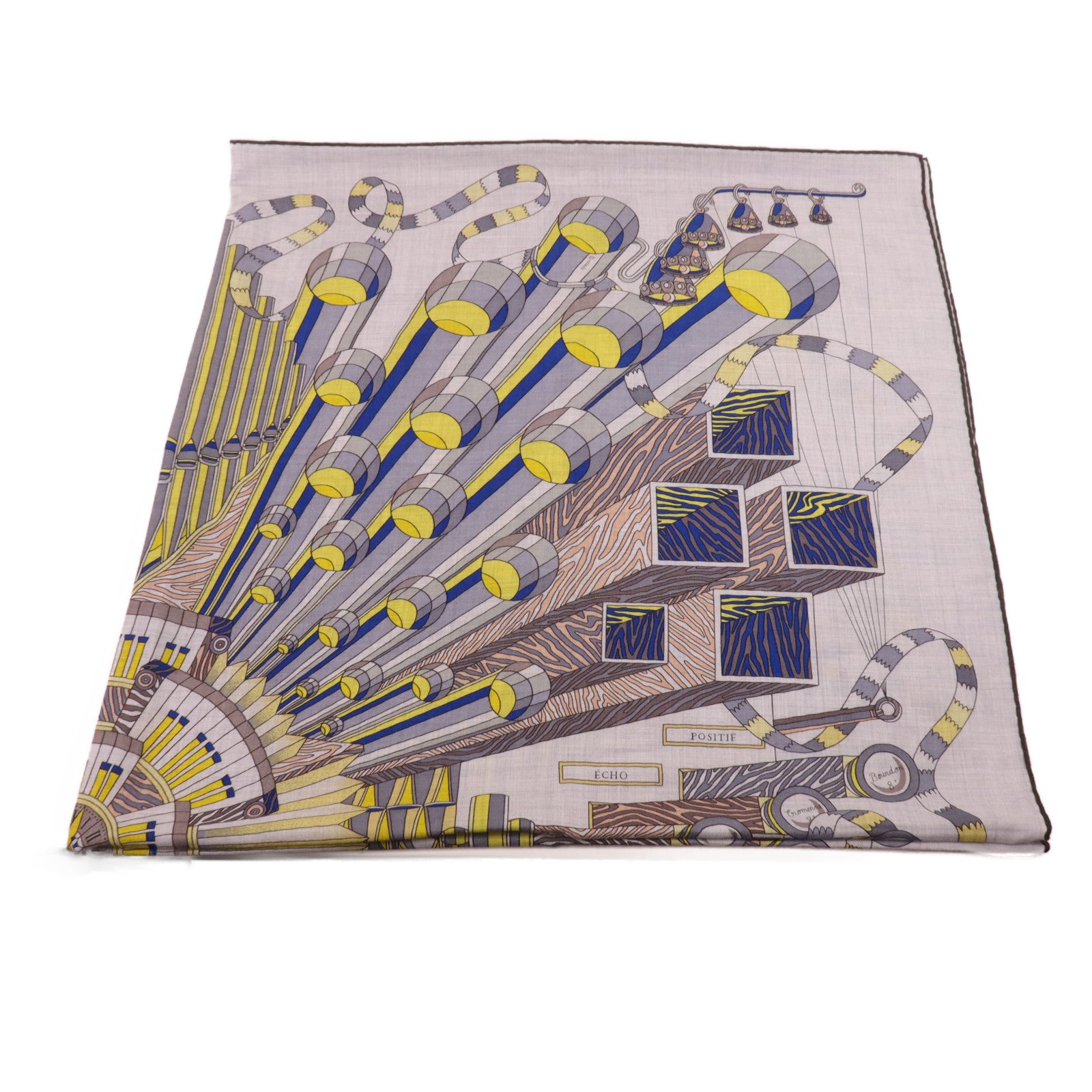 HERMES 羊絨/絲質Scarf圍巾