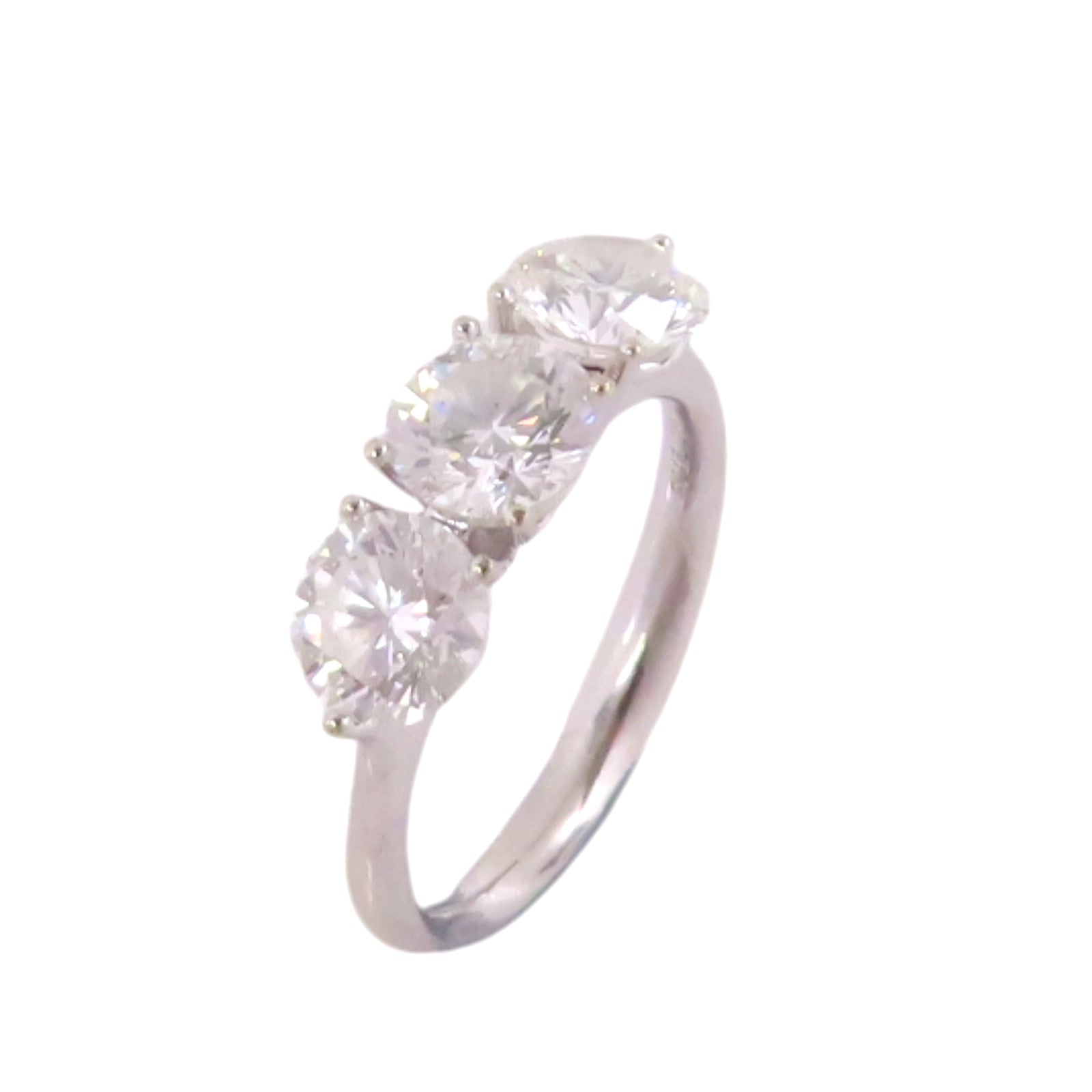 JEWELRY 【激減優惠】18K白金/鑽石Diamond Ring戒指US#5.25