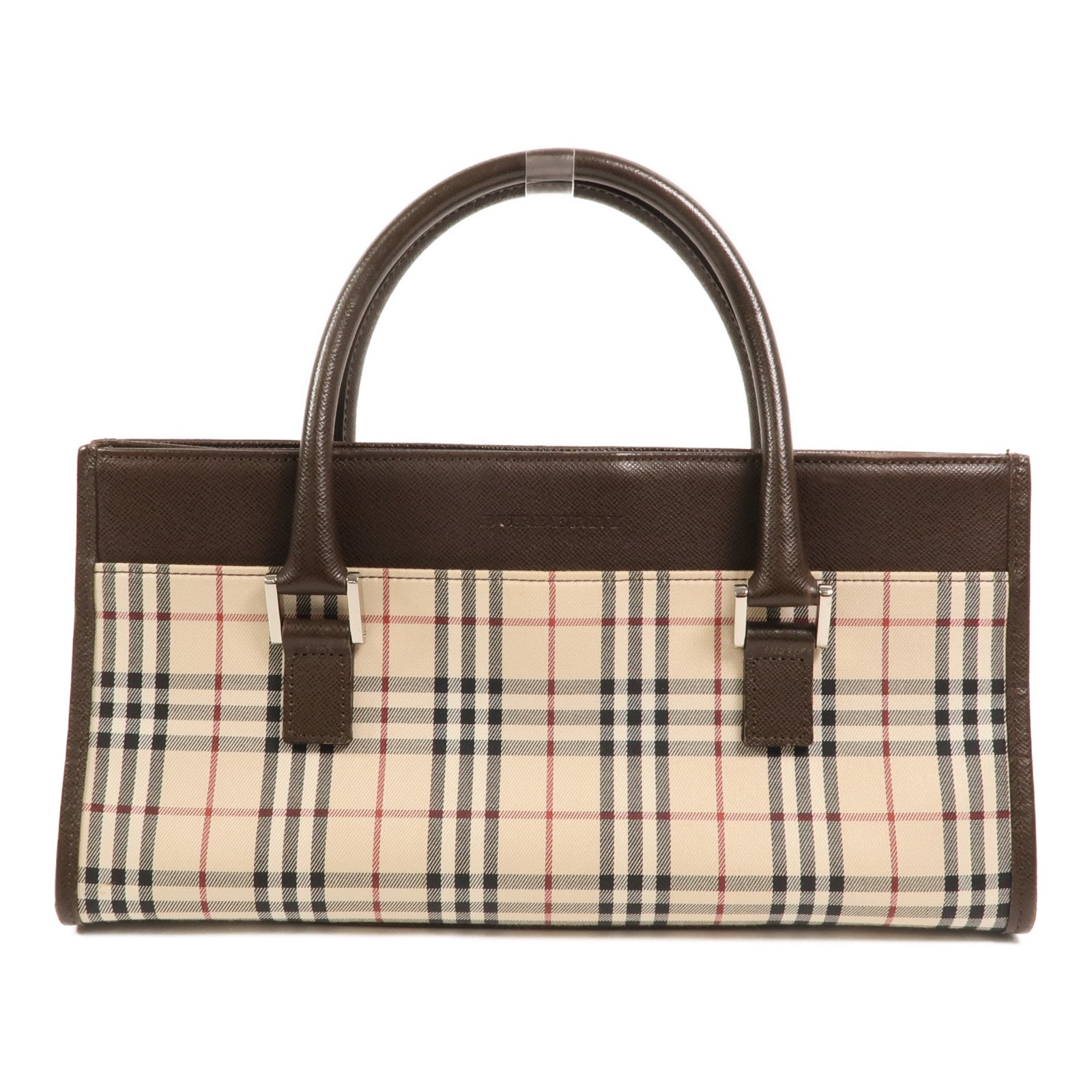 BURBERRY 牛皮皮革/帆布Hand Bag手挽袋