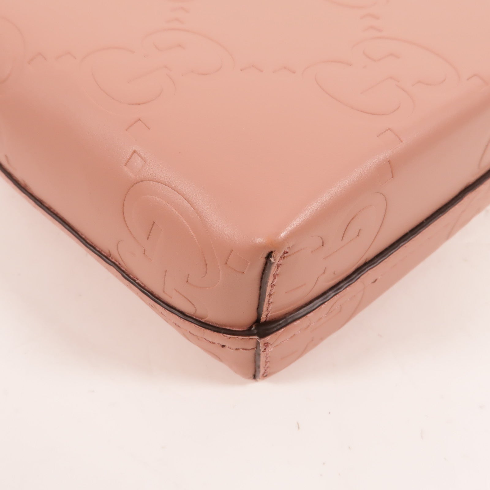 GUCCI 牛皮皮革GG Leather Super Mini To Bag手挽肩背兩用袋
