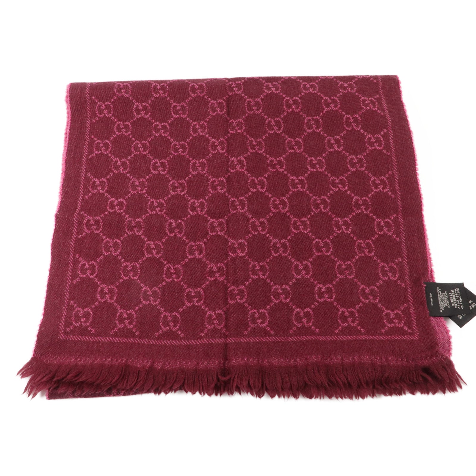 GUCCI 羊毛Scarf 180cmx48cm頸巾