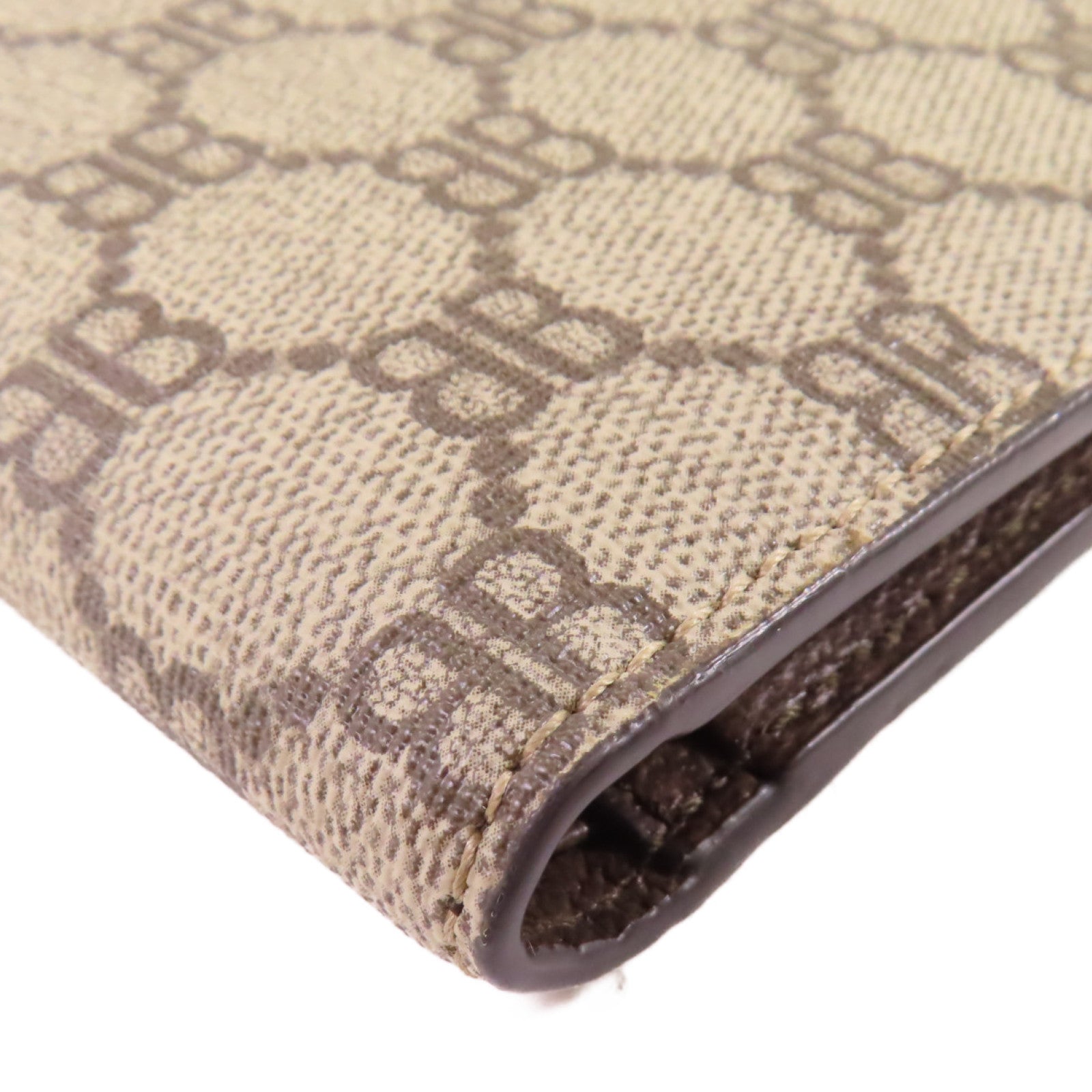 BALENCIAGA 塗層帆布Balenciaga x Gucci Folded Wallet短錢包啡色