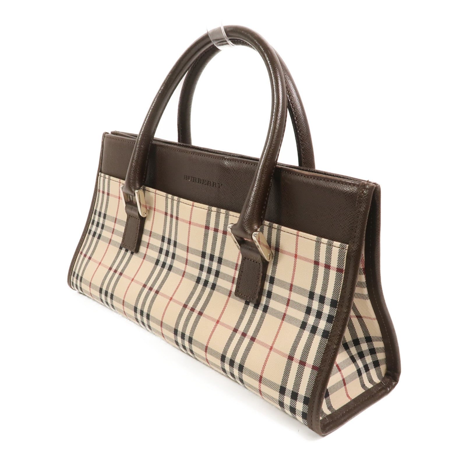 BURBERRY 牛皮皮革/帆布Hand Bag手挽袋