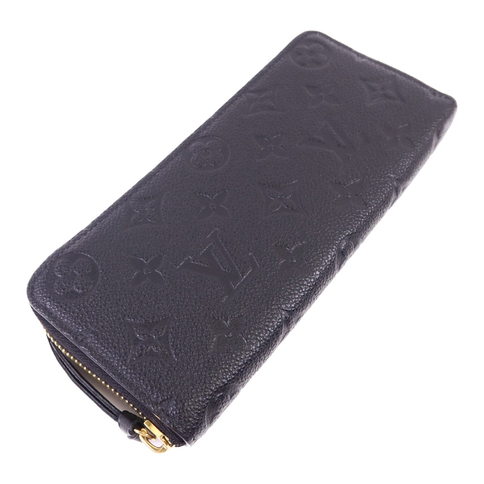 LOUIS VUITTON Monogram Empreinte Clemence Long Wallet金扣拉鏈長錢包