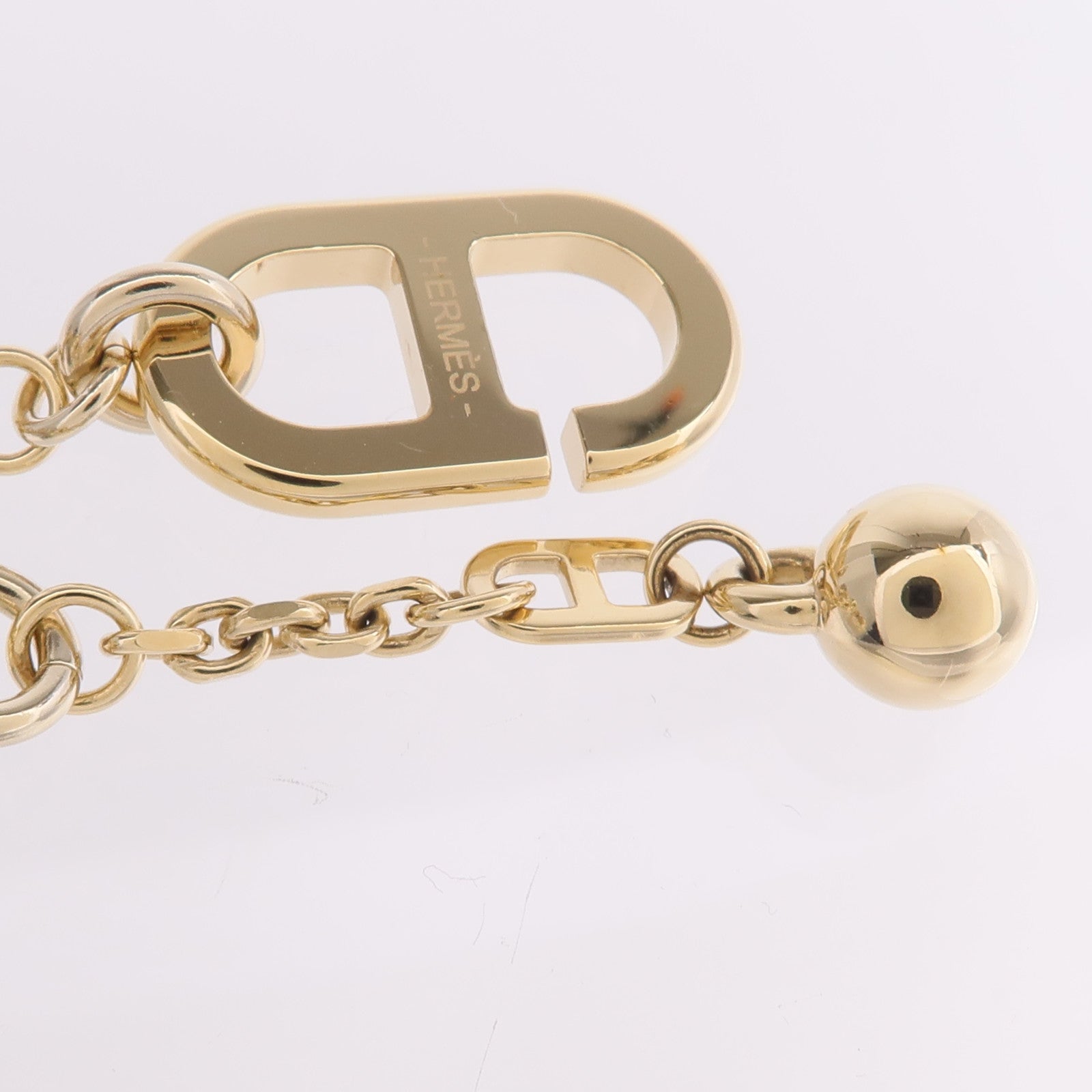 HERMES 金屬/水牛角Sur Mer Bracelet手鏈