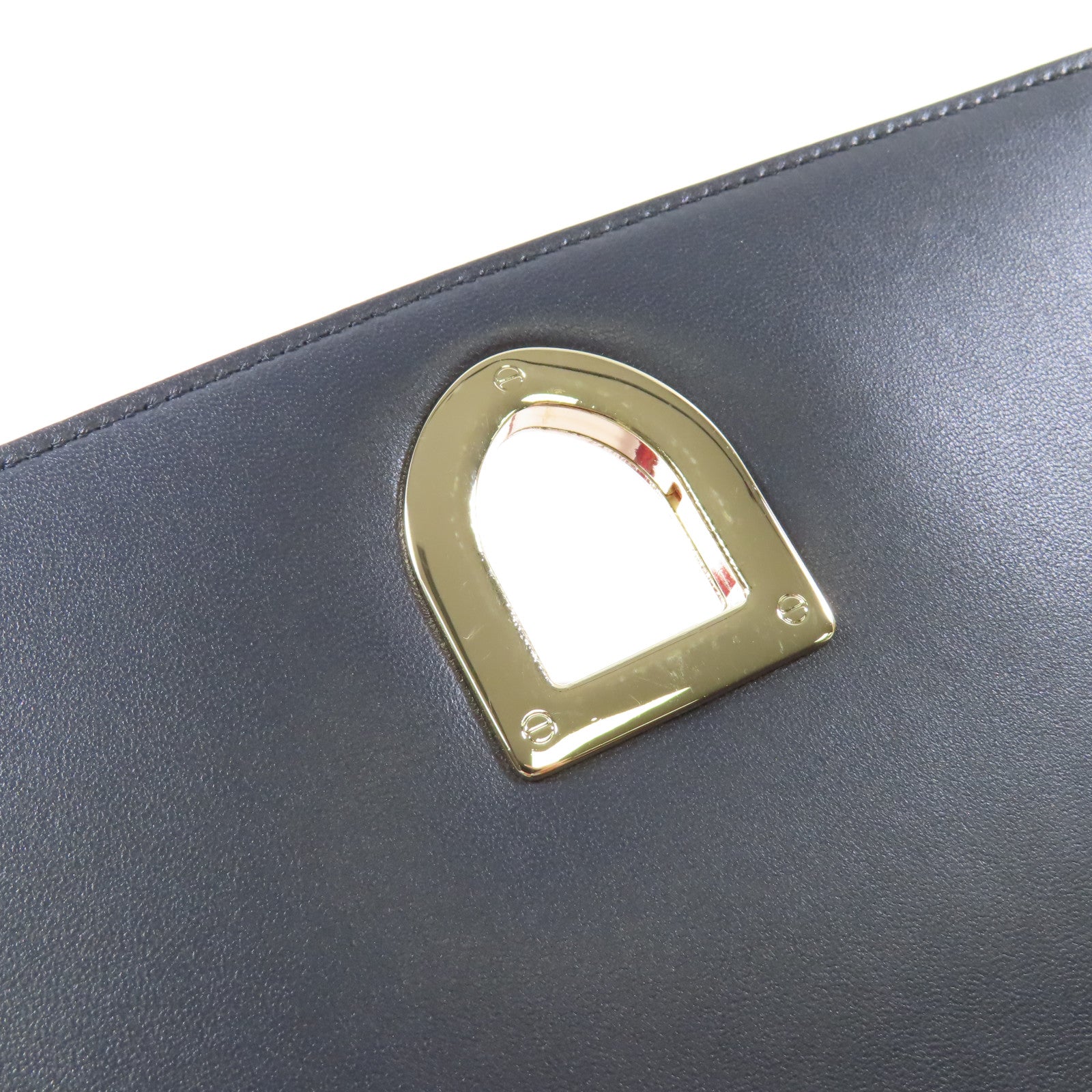 Dior 牛皮皮革Diorama金扣鏈帶肩背袋