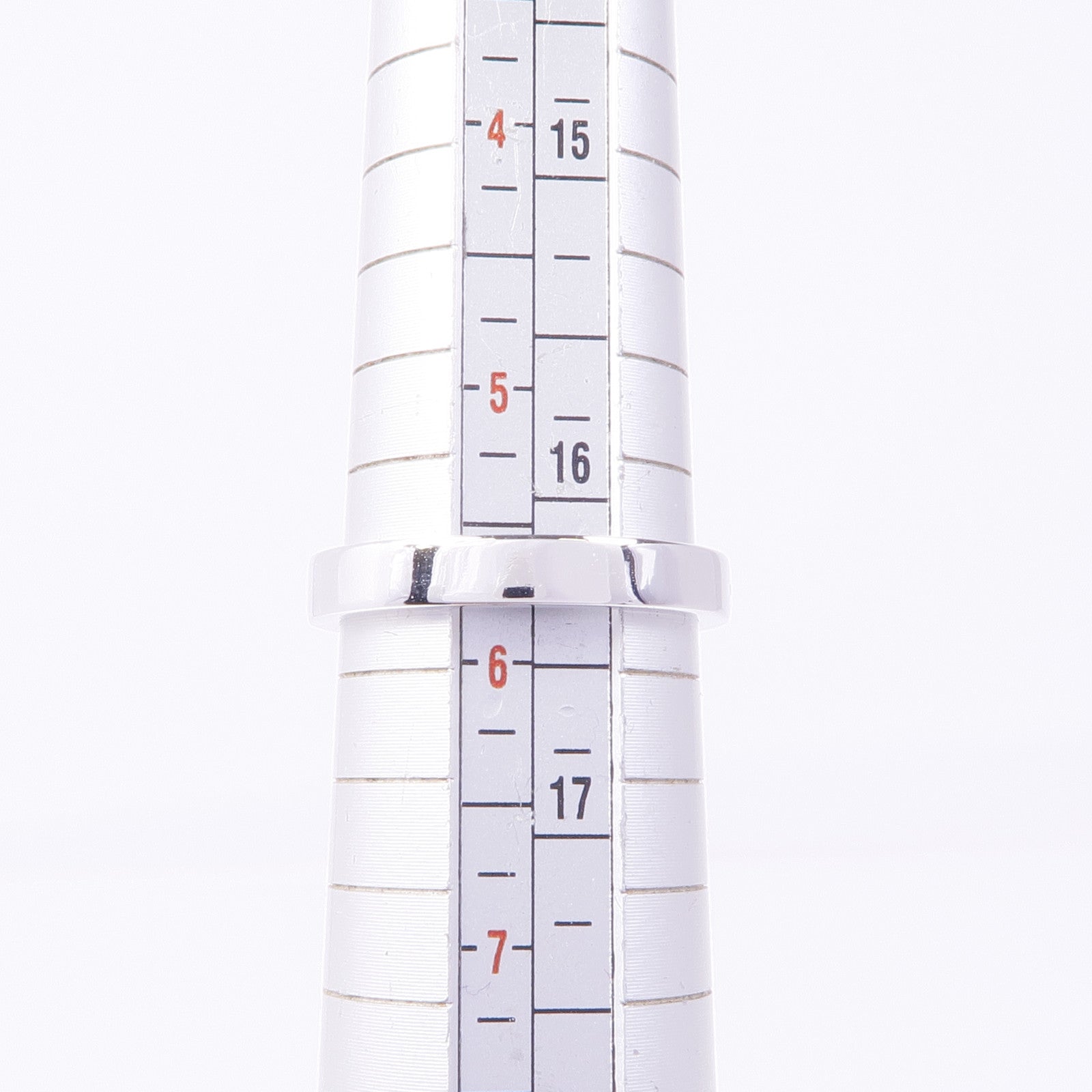 CARTIER PT950鉑金C de Cartier Wedding Ring鑽石戒指Cartier#51/US#5.5