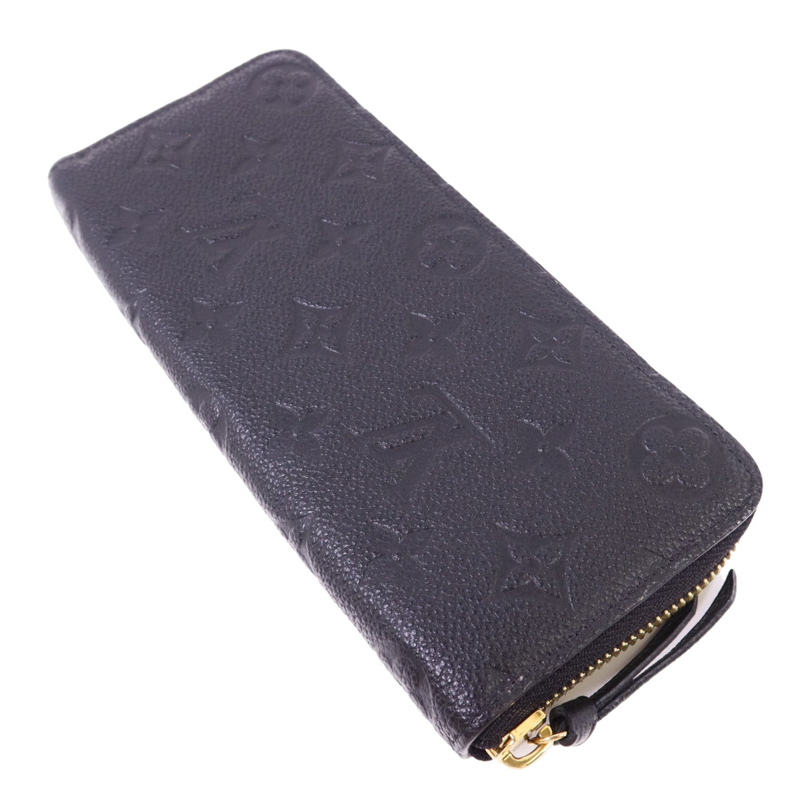 LOUIS VUITTON Monogram Empreinte Clemence Long Wallet金扣拉鏈長錢包