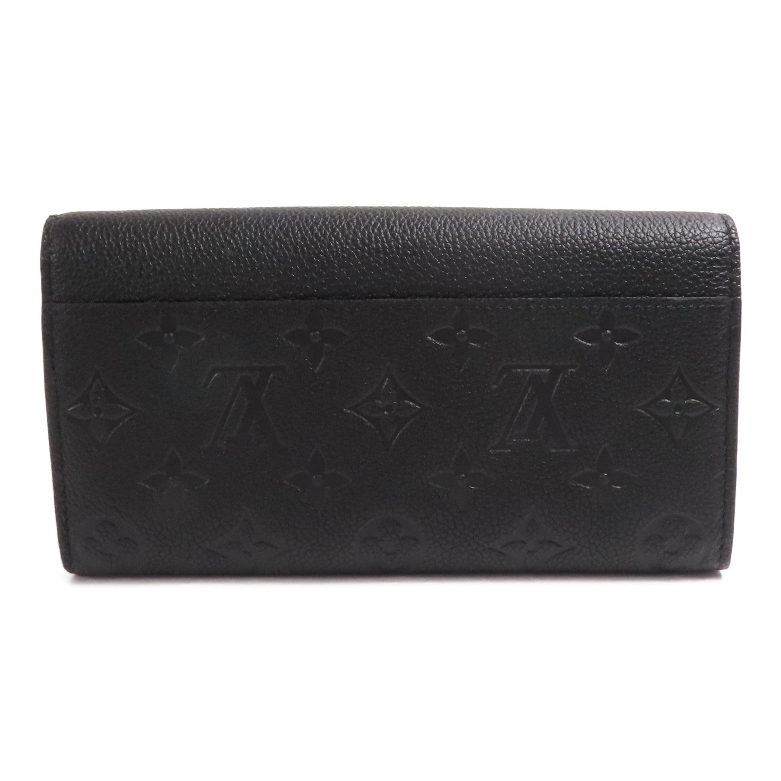 LOUIS VUITTON Monogram Empreinte Sarah Long Wallet金扣長錢包