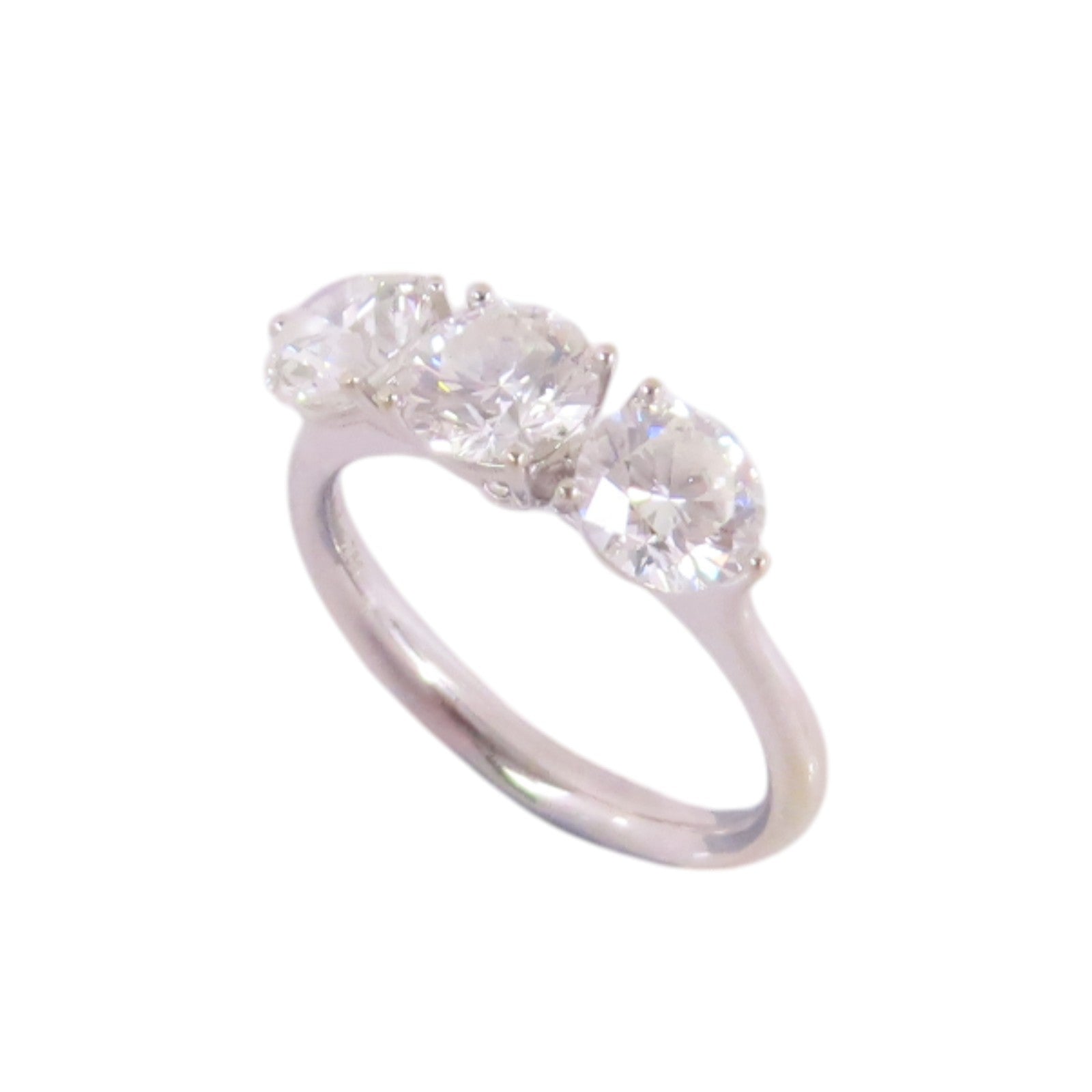 JEWELRY 【激減優惠】18K白金/鑽石Diamond Ring戒指US#5.25