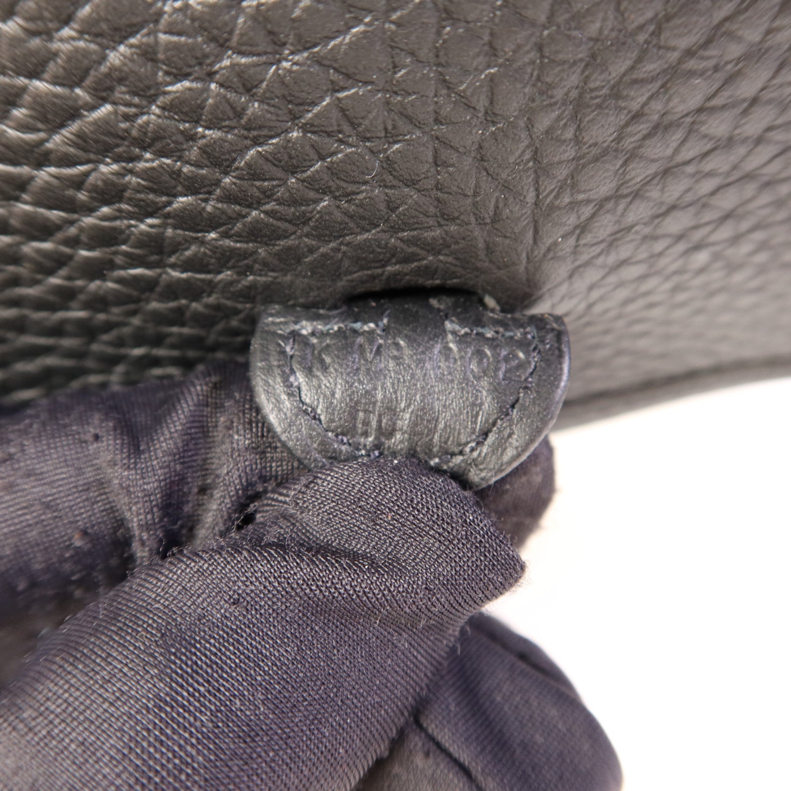 HERMES Clemence皮革Evelyne TPM金扣肩背袋Noir