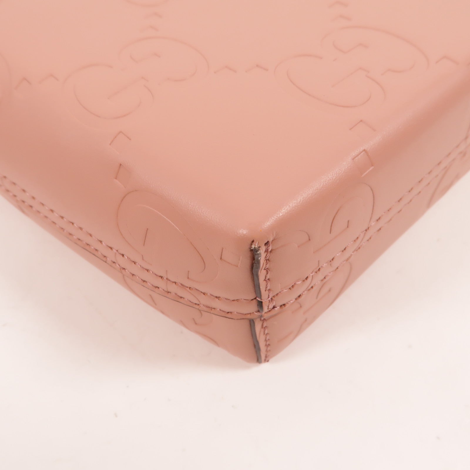 GUCCI 牛皮皮革GG Leather Super Mini To Bag手挽肩背兩用袋