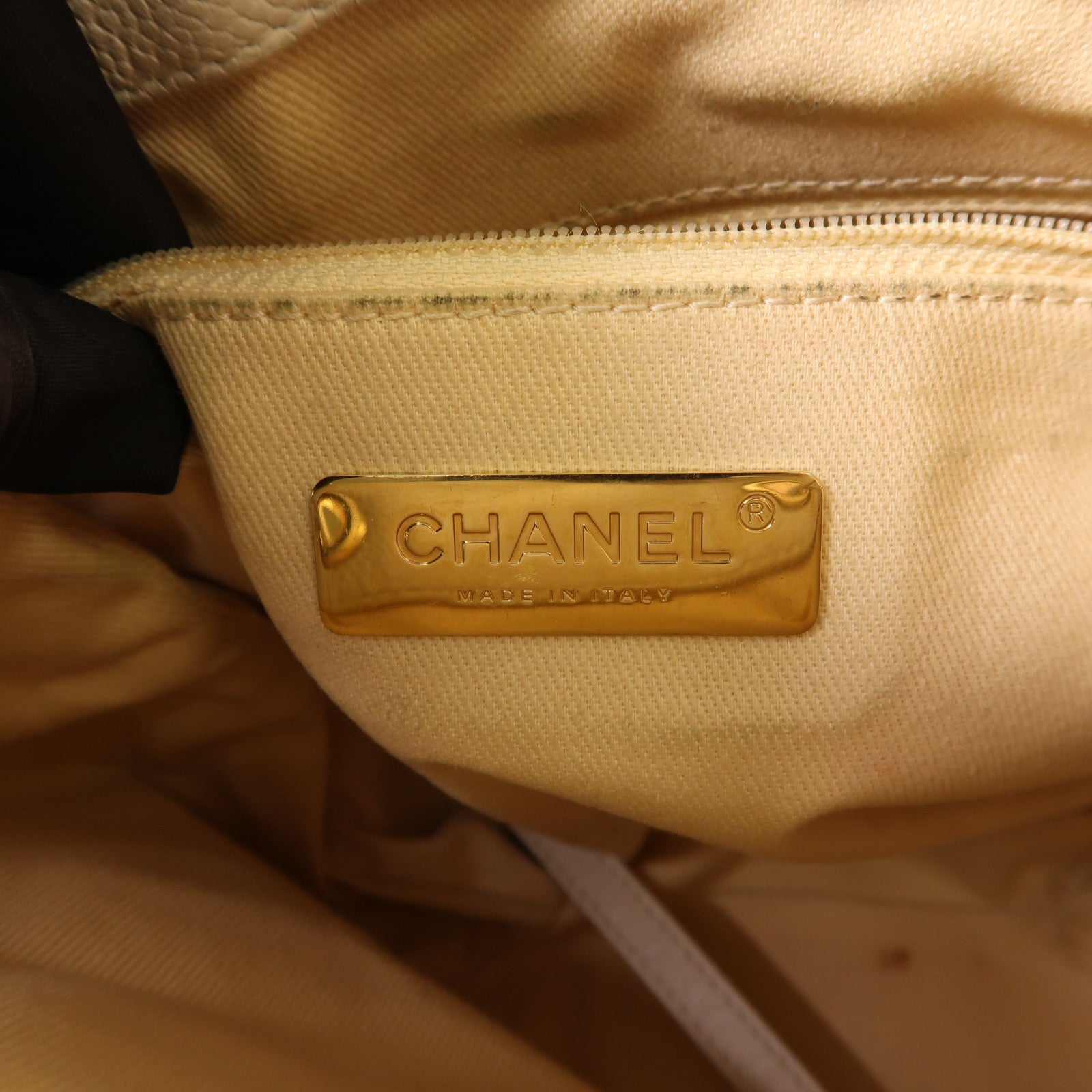 CHANEL 牛皮皮革2 Way Shoulder Bag金扣手挽肩背兩用袋