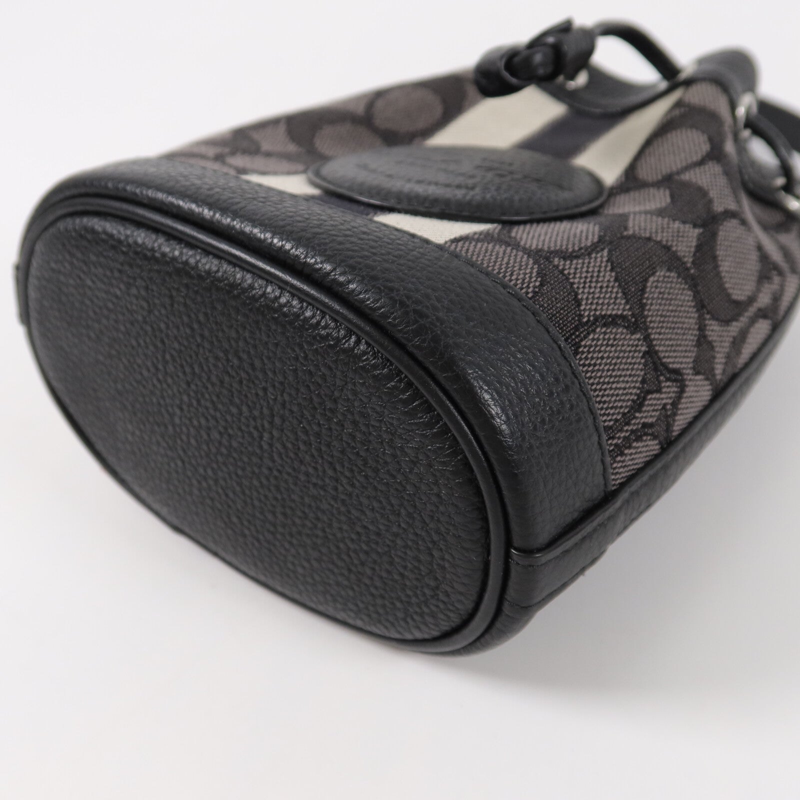 COACH 帆布Mini Dempsey Bucket Bag手挽肩背兩用袋
