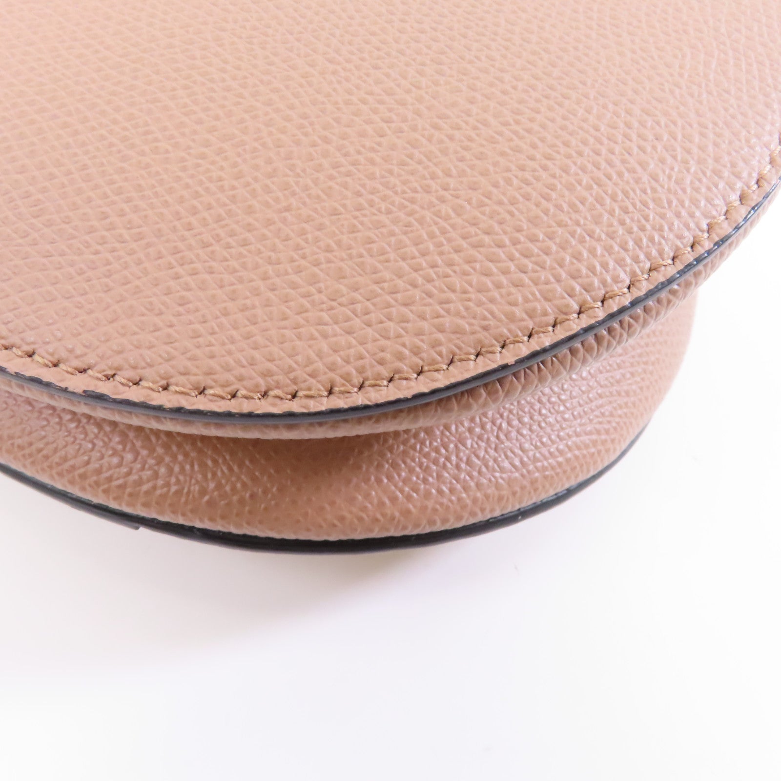 Dior 牛皮皮革Saddle Bag金扣肩背袋粉紅色