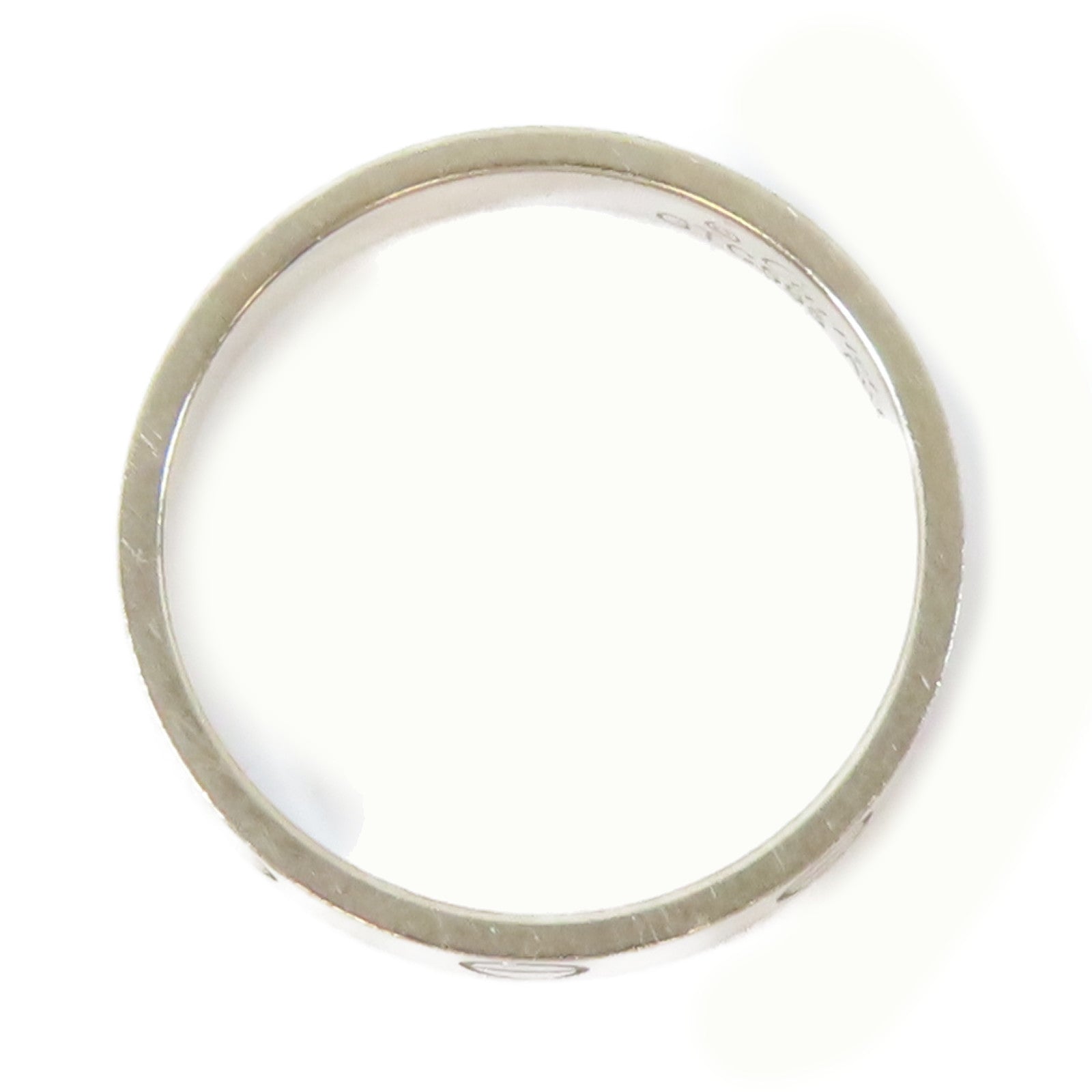 CARTIER 18K白金Love Ring戒指Cartier#51/US#5.5