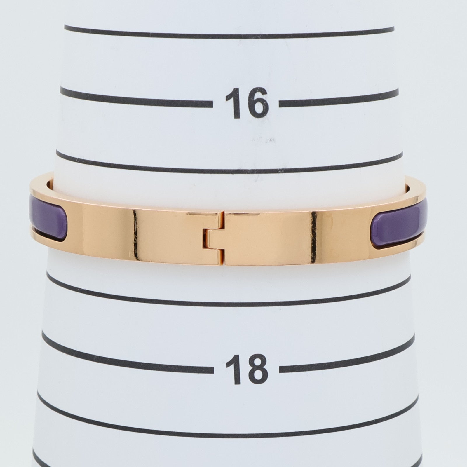 HERMES 金屬/琺瑯Mini Clic Kelly手鐲