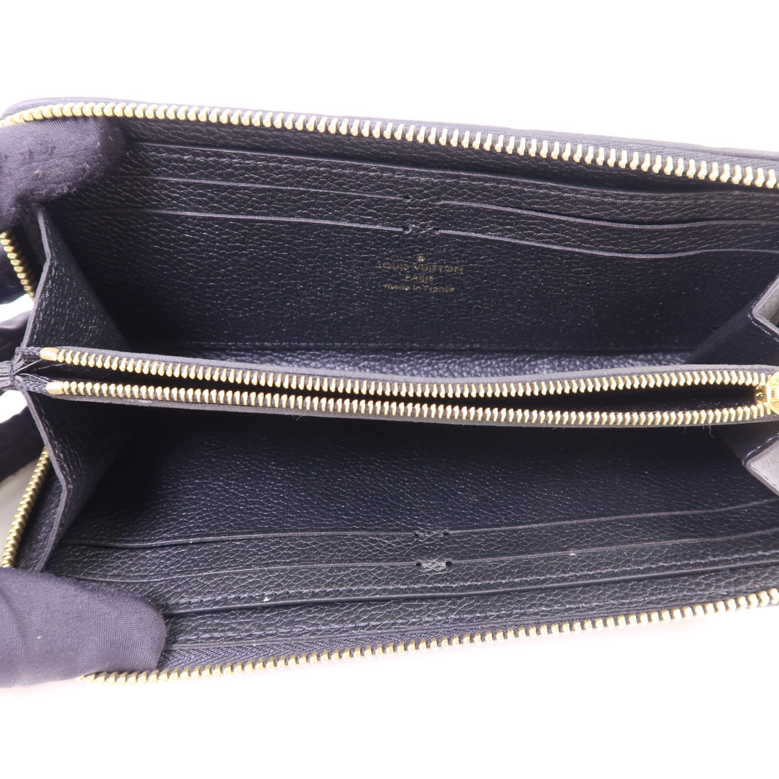 LOUIS VUITTON Monogram Empreinte Clemence Long Wallet金扣拉鏈長錢包