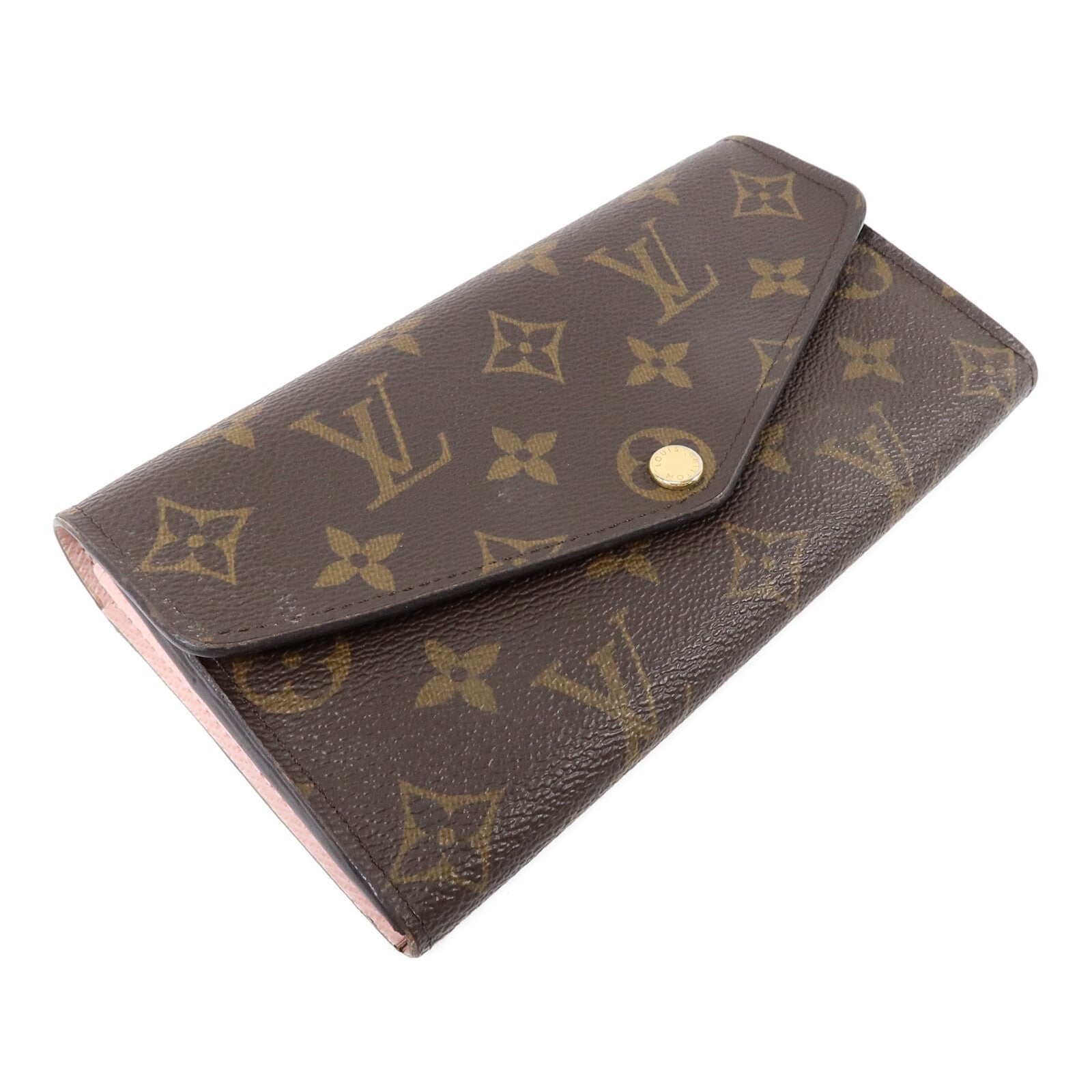 LOUIS VUITTON Monogram Portefeuille Sarah金扣長錢包