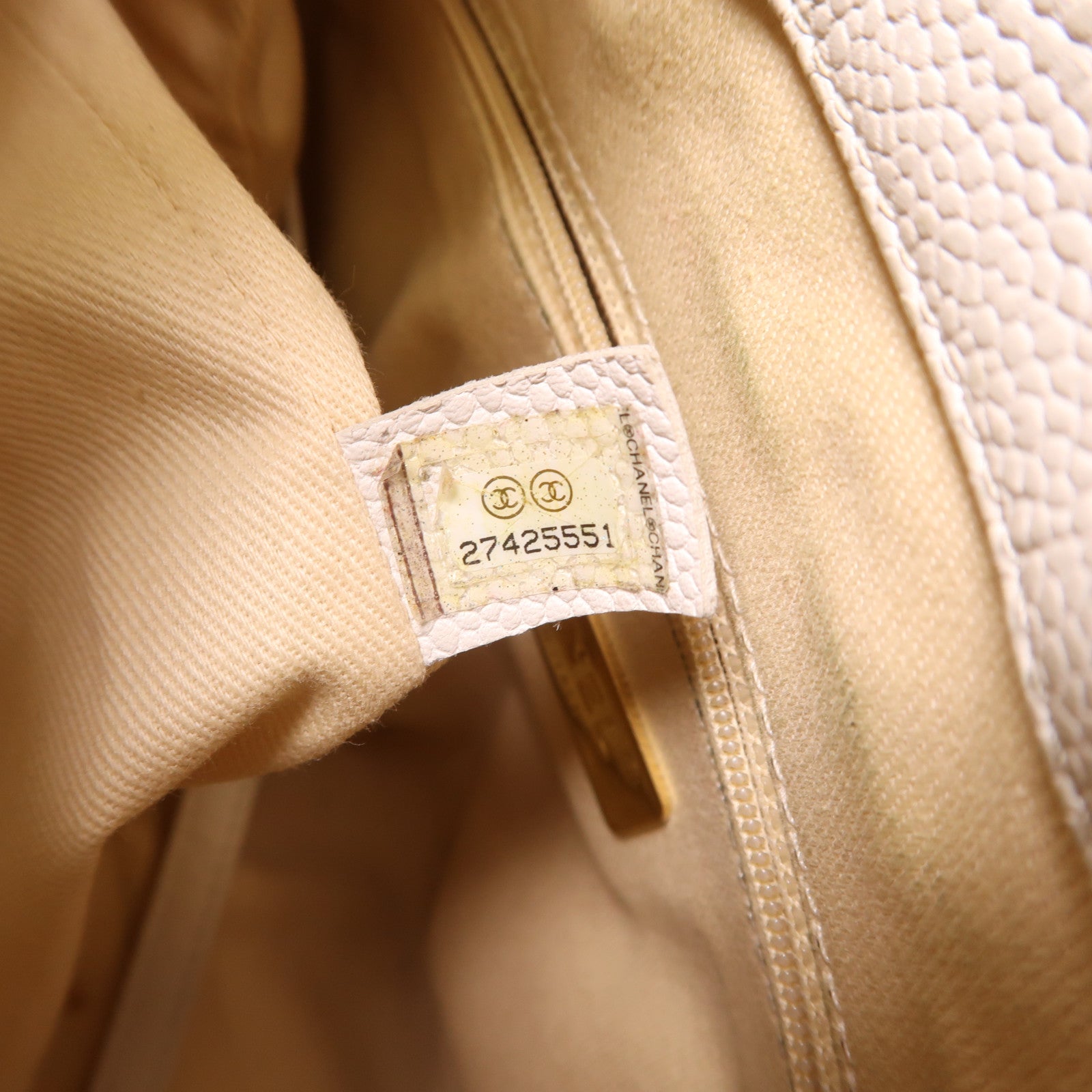 CHANEL 牛皮皮革2 Way Shoulder Bag金扣手挽肩背兩用袋